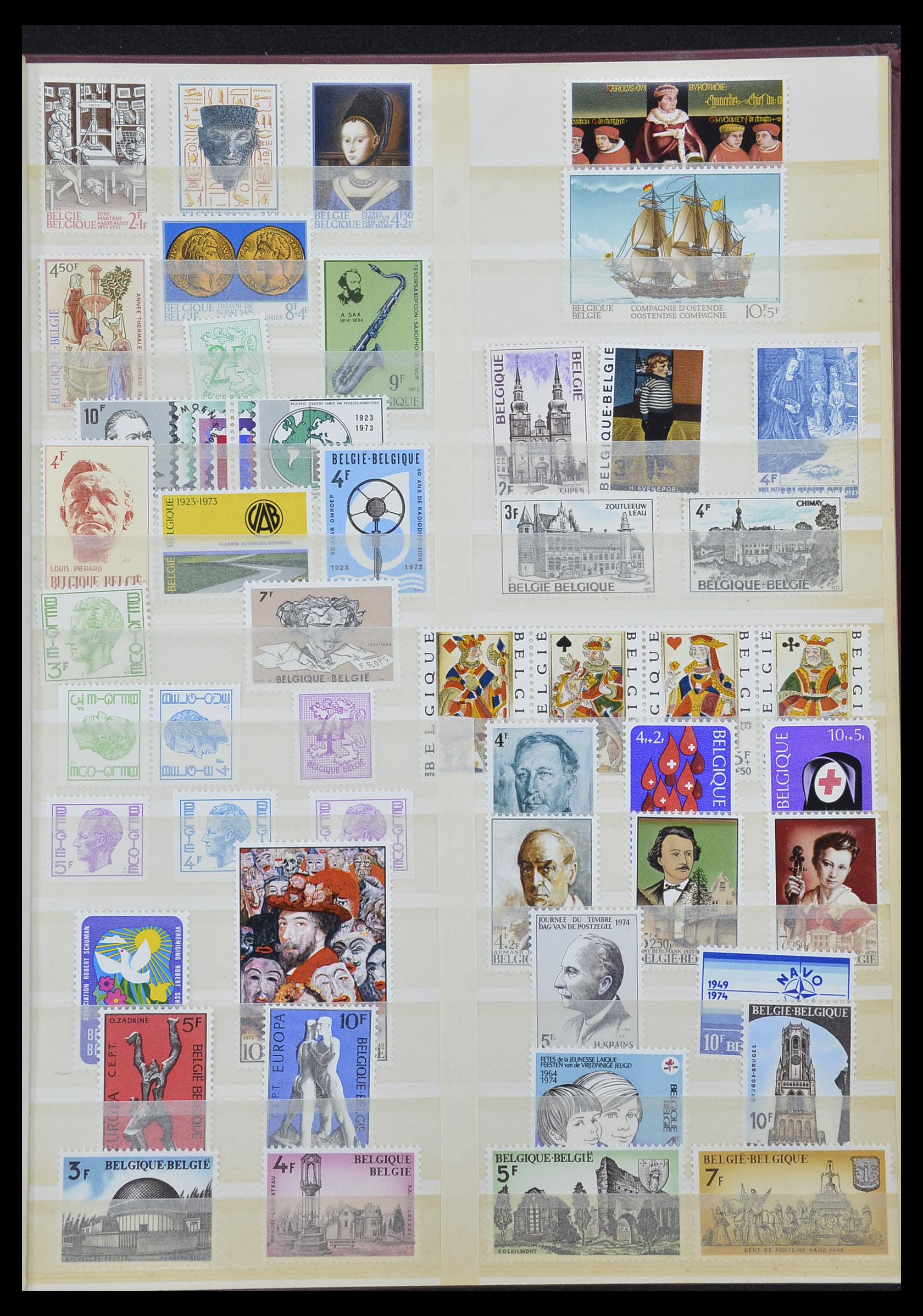 33613 017 - Stamp collection 33613 Belgium 1957-1983.