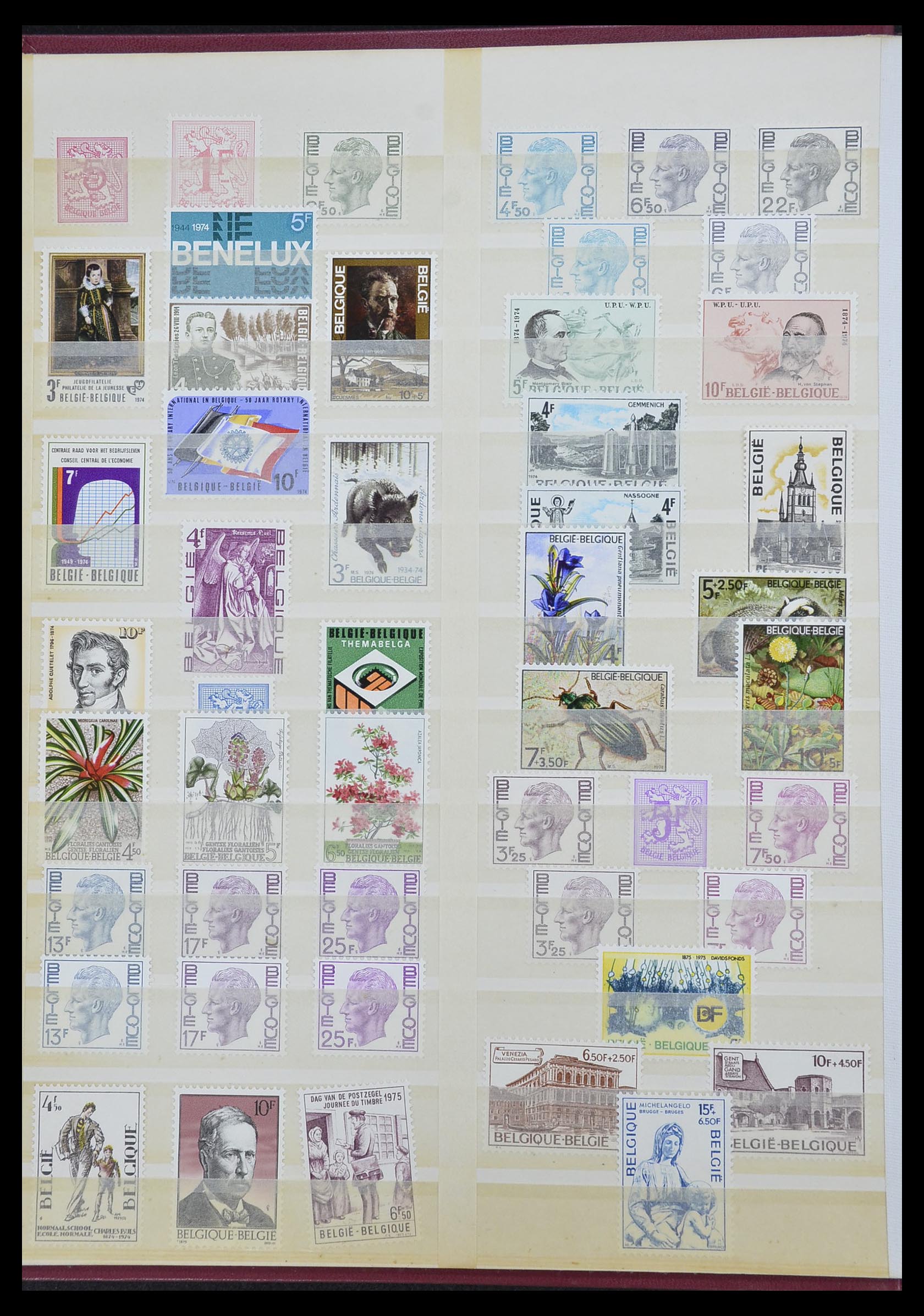 33613 018 - Postzegelverzameling 33613 België 1957-1983.