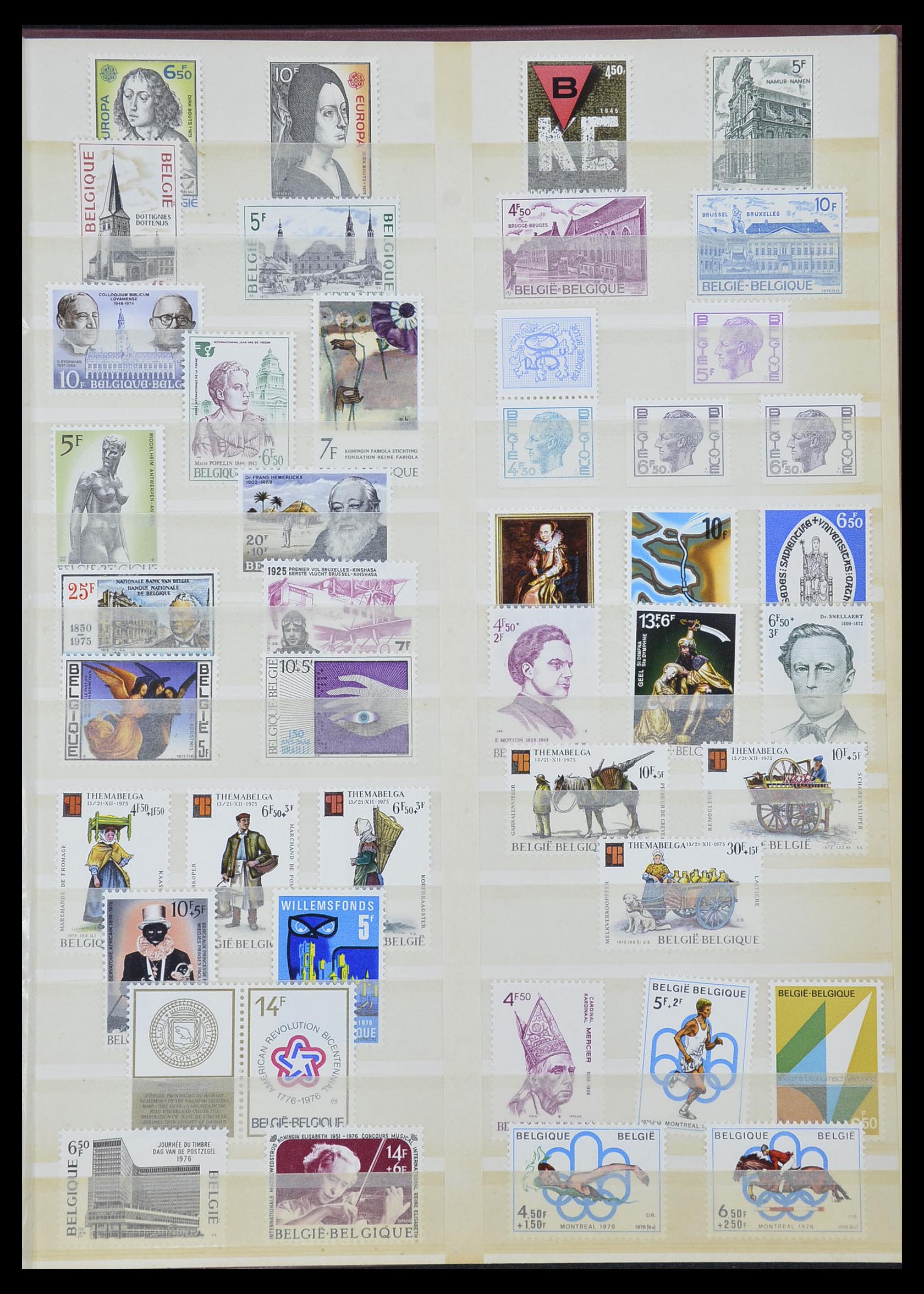 33613 019 - Postzegelverzameling 33613 België 1957-1983.