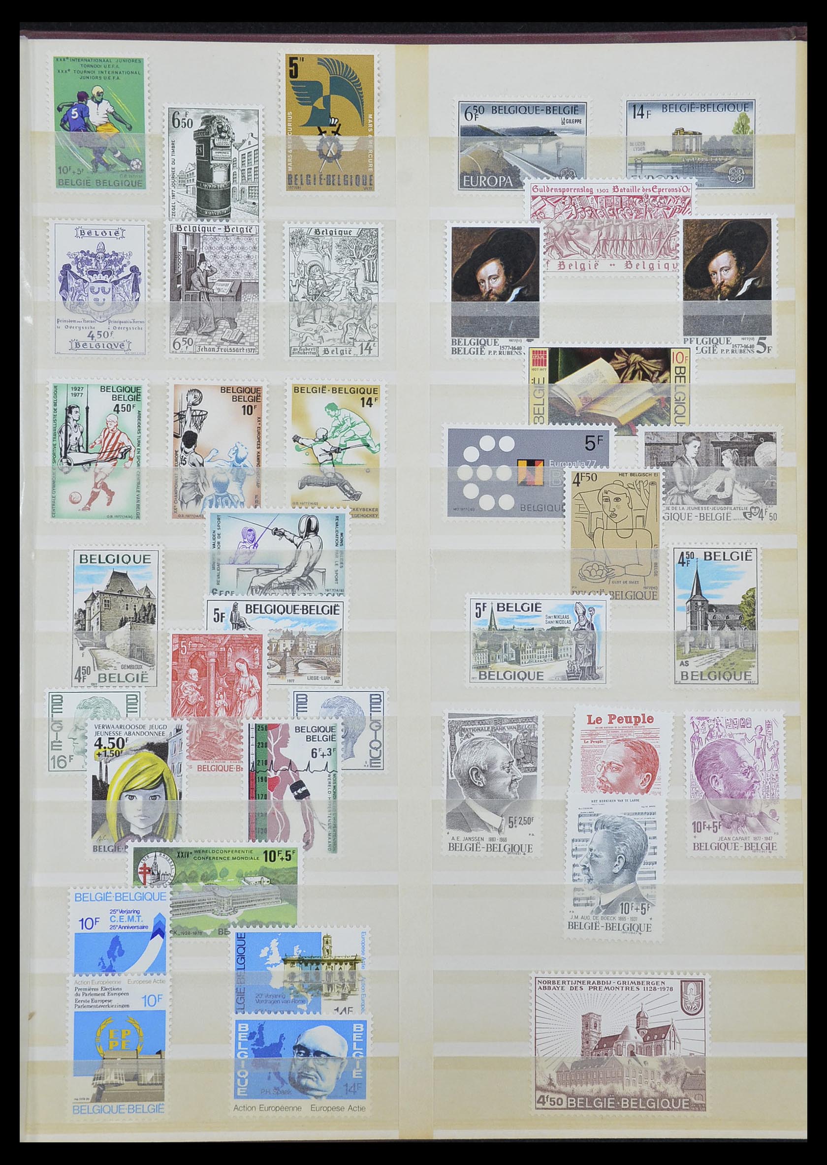 33613 021 - Postzegelverzameling 33613 België 1957-1983.