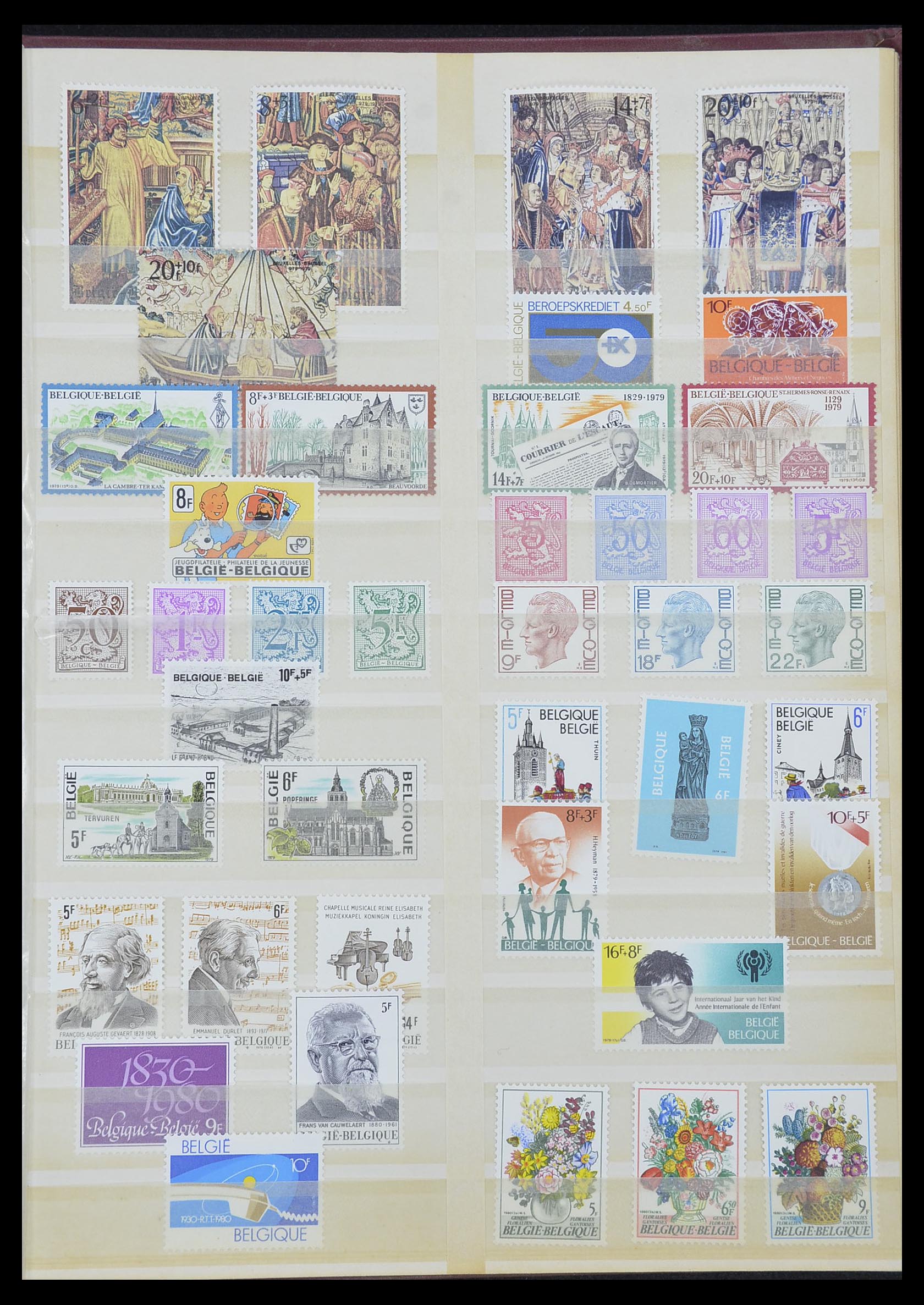 33613 023 - Stamp collection 33613 Belgium 1957-1983.