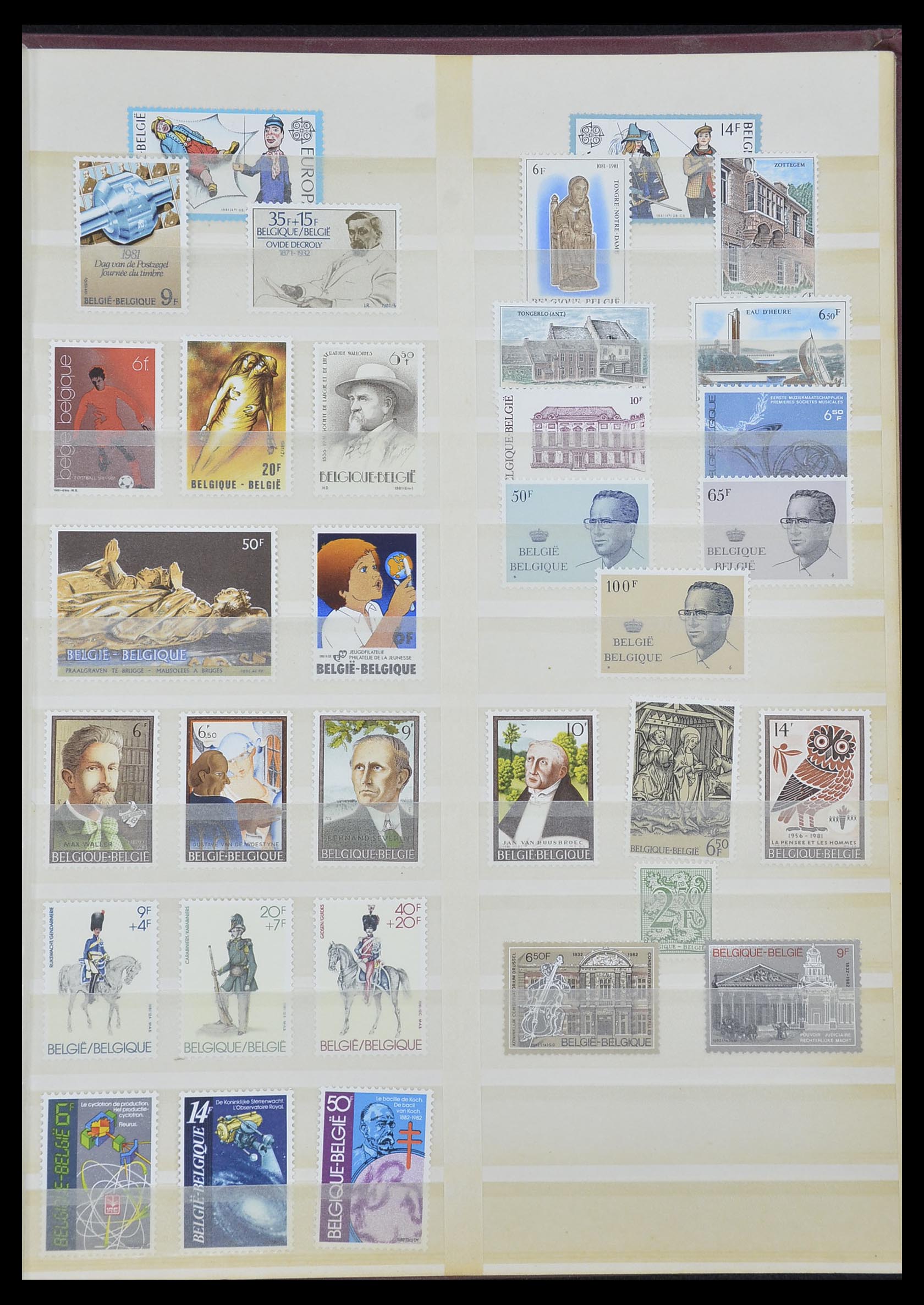 33613 024 - Stamp collection 33613 Belgium 1957-1983.