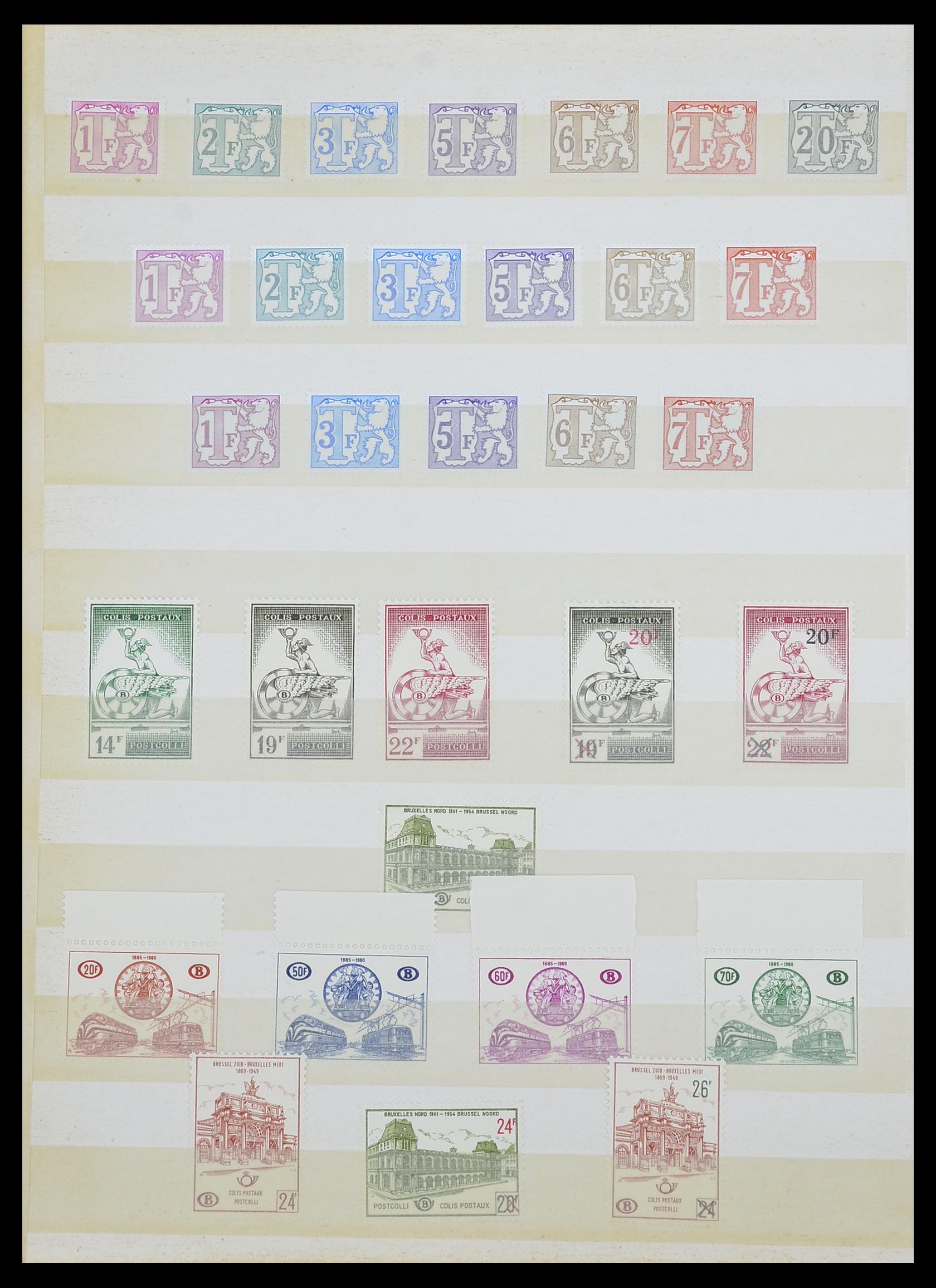 33613 029 - Stamp collection 33613 Belgium 1957-1983.