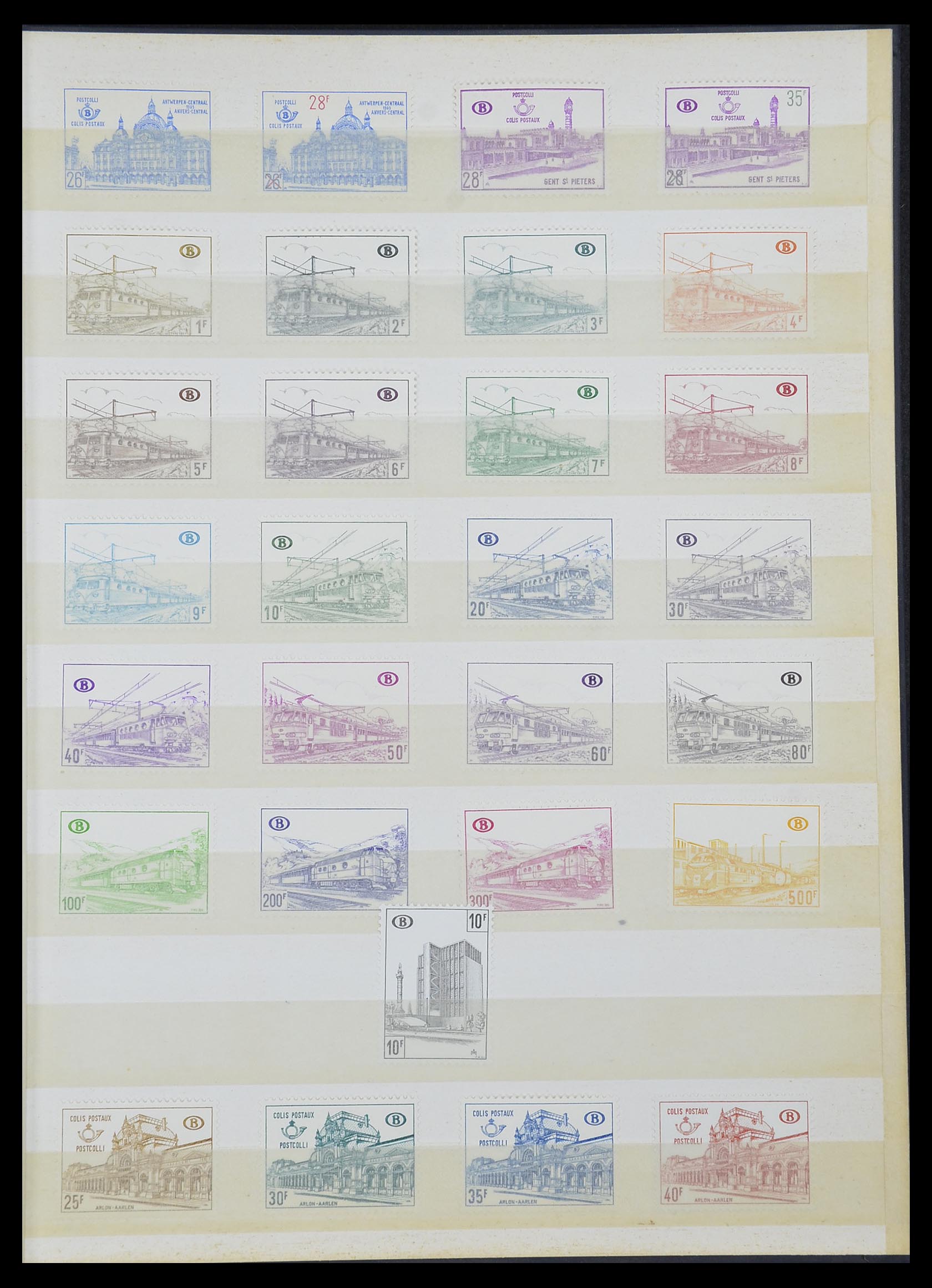 33613 030 - Stamp collection 33613 Belgium 1957-1983.