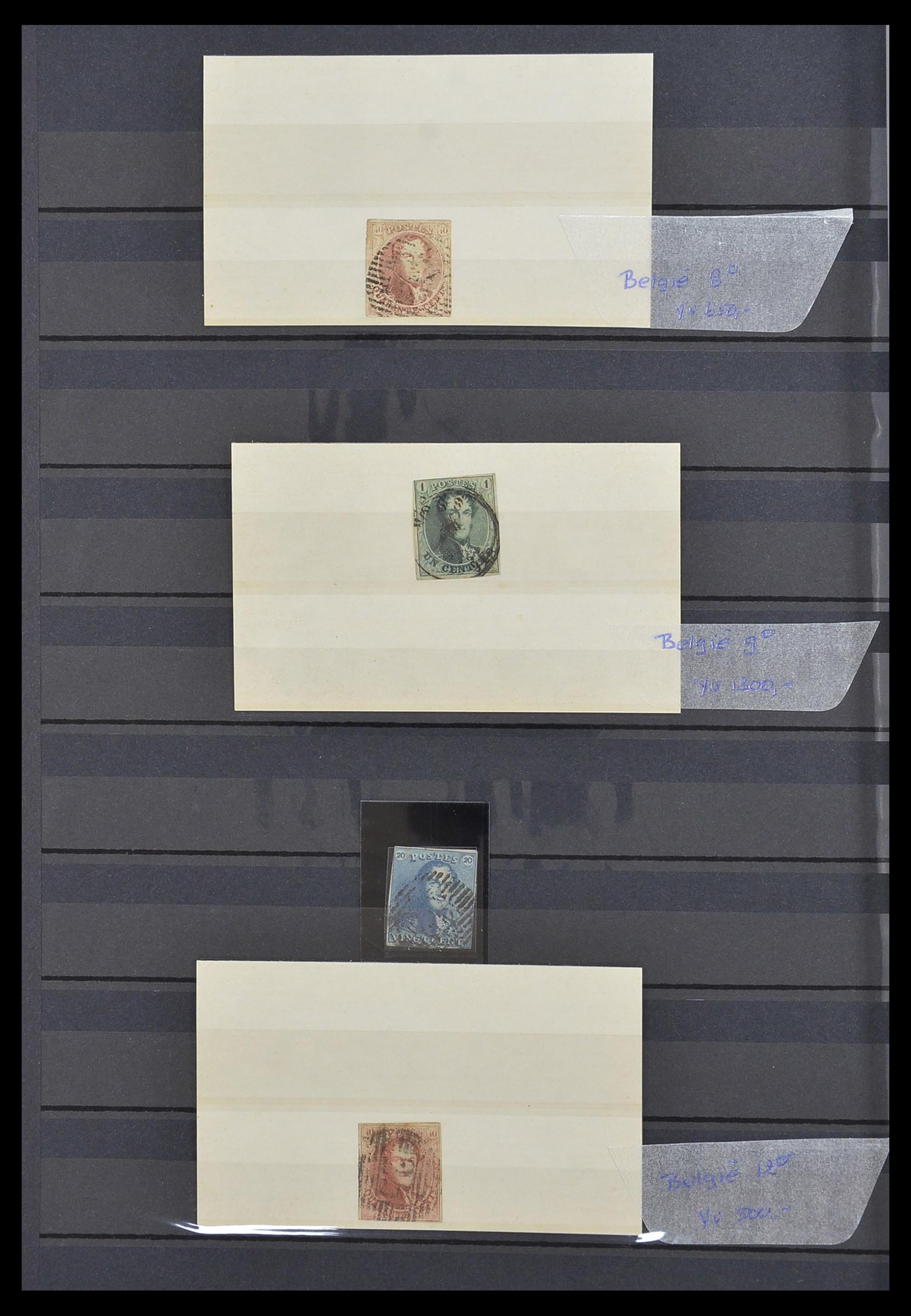 33617 002 - Stamp collection 33617 Belgium 1849-1970.