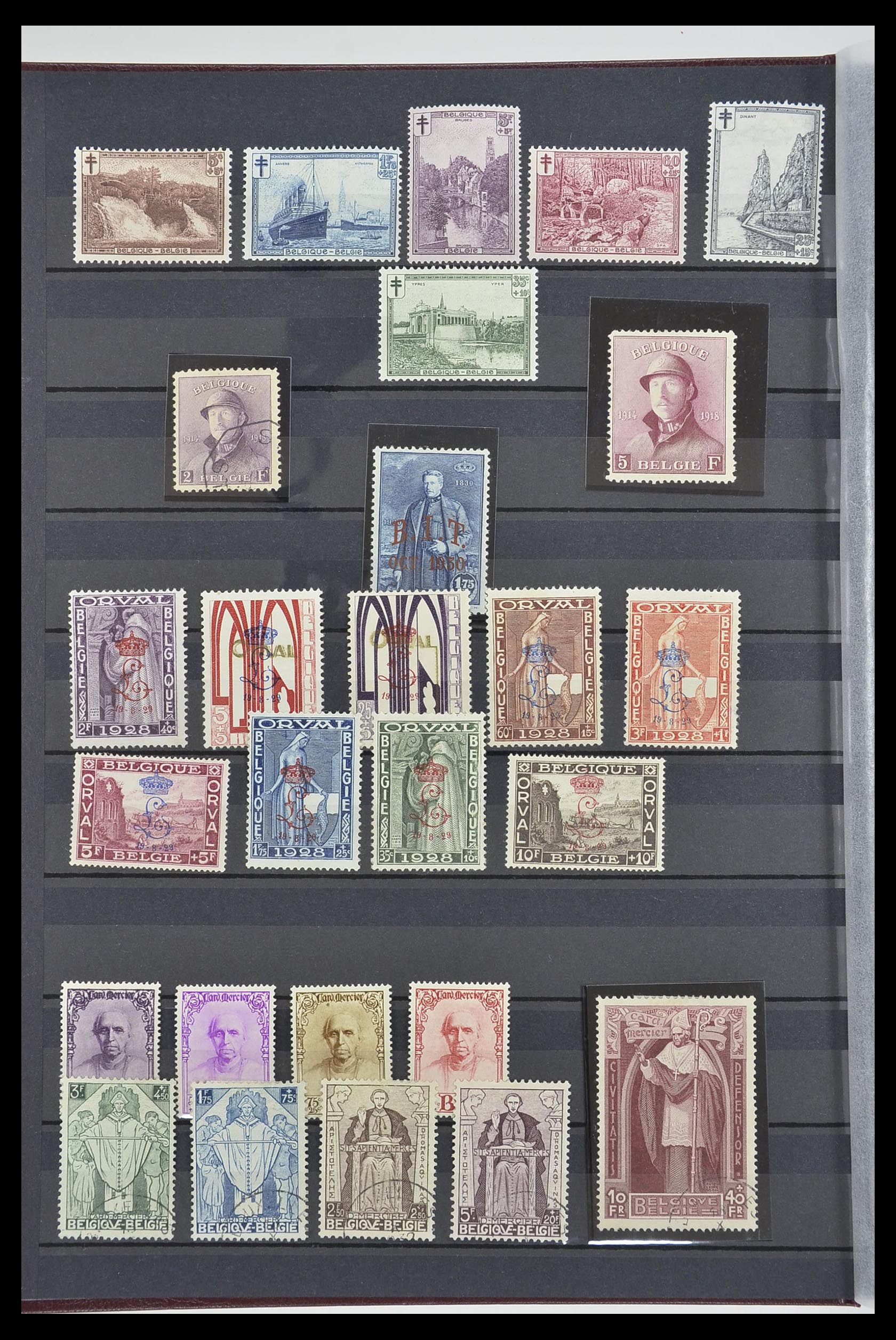 33617 006 - Stamp collection 33617 Belgium 1849-1970.