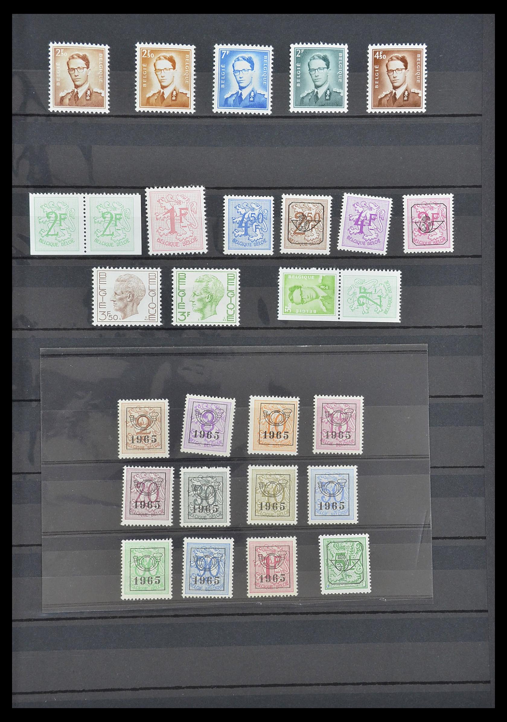 33617 013 - Stamp collection 33617 Belgium 1849-1970.