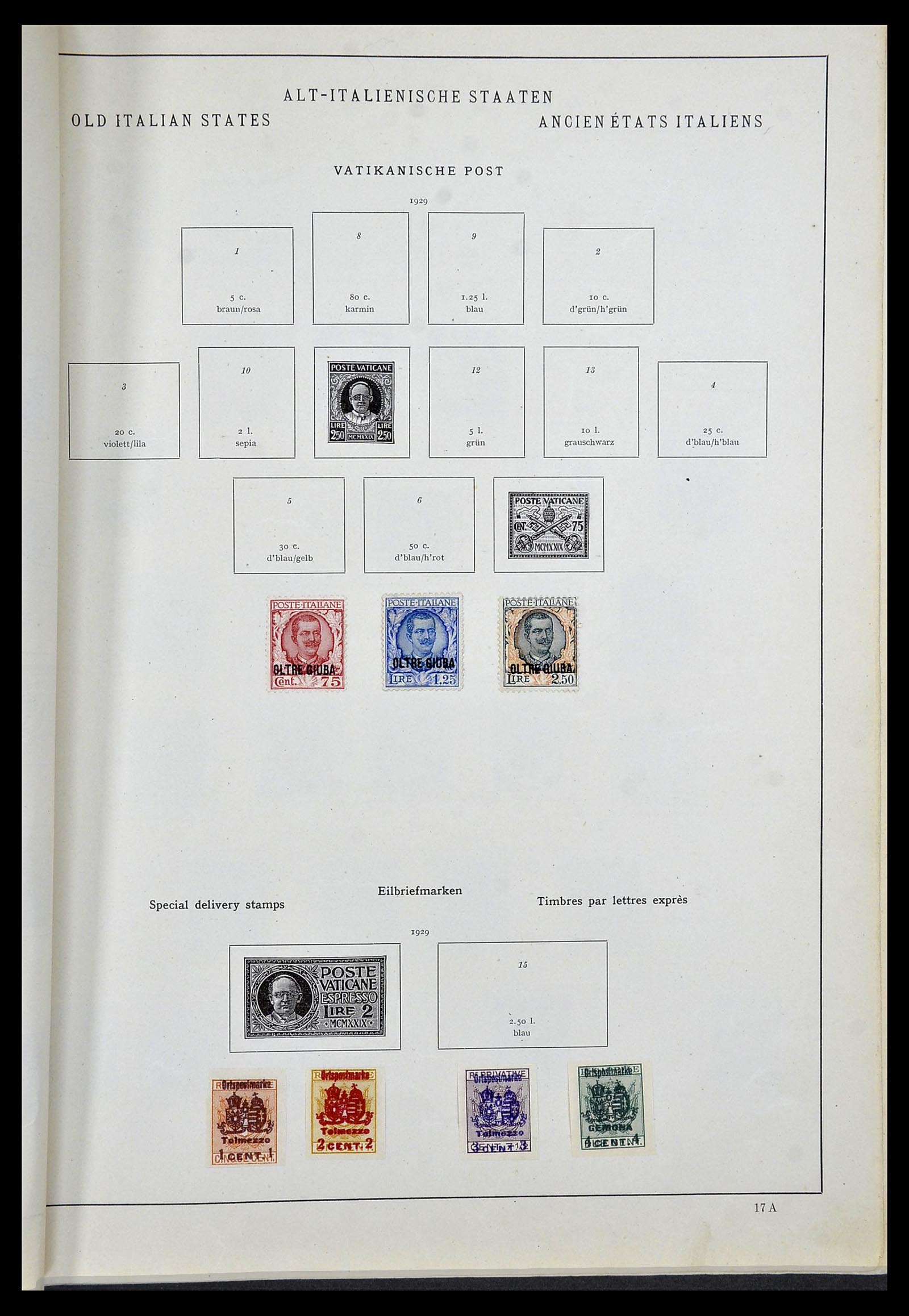 33619 002 - Stamp collection 33619 Italian territories/occupation/colonies 1874-1945