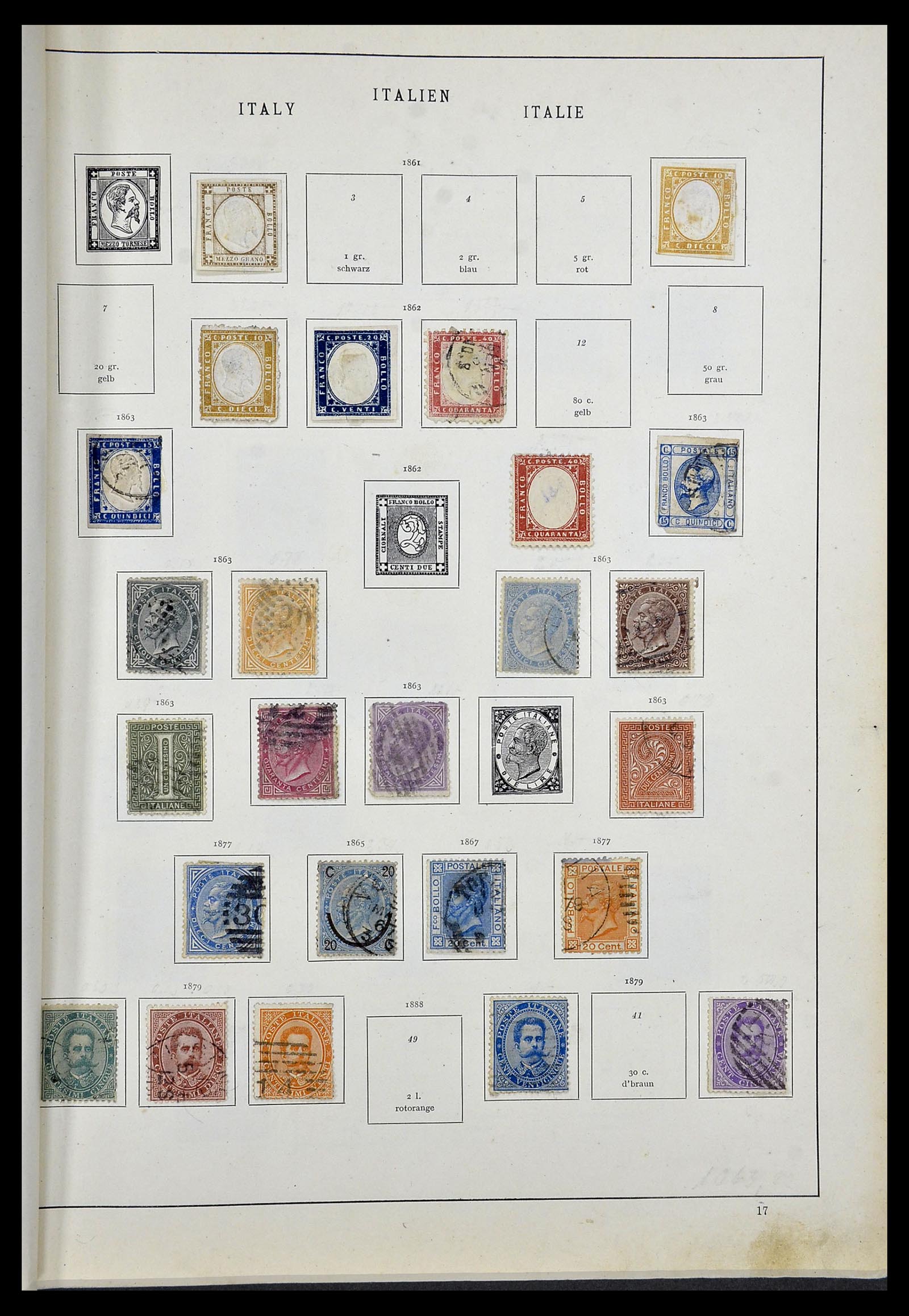 33619 003 - Postzegelverzameling 33619 Italiaanse gebieden/bezetting/koloniën 187
