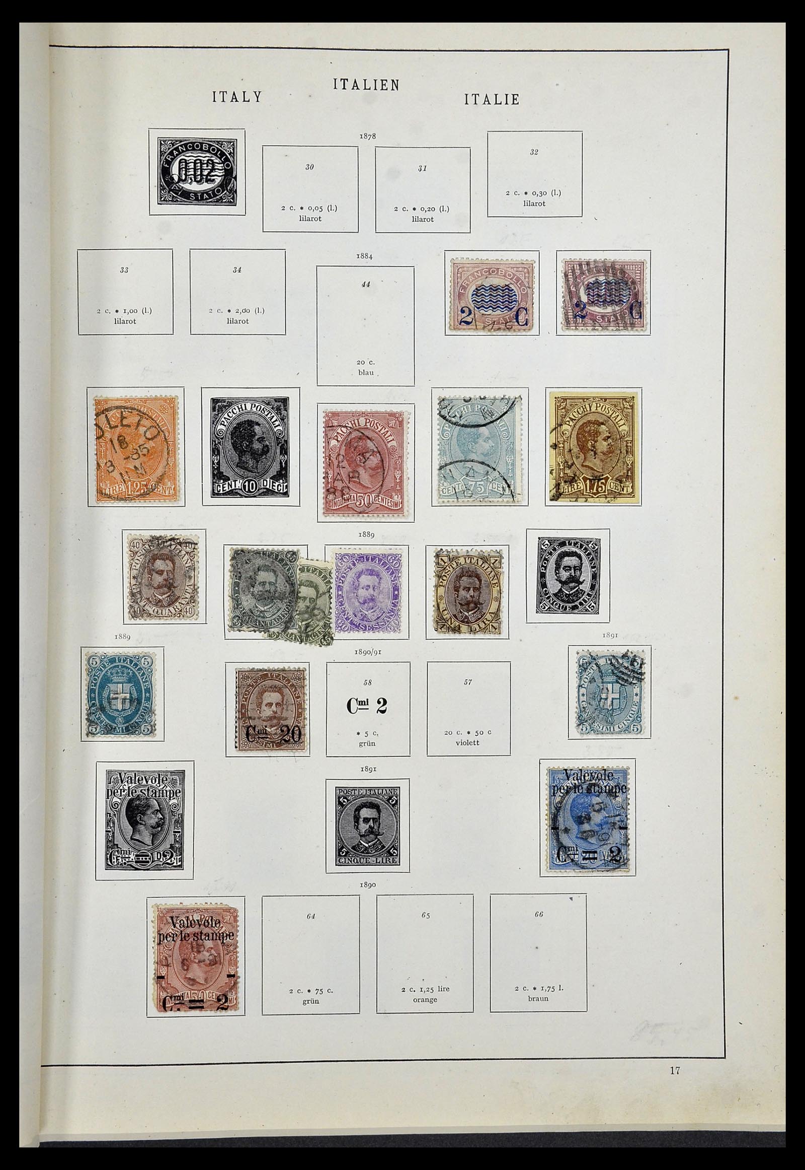 33619 004 - Postzegelverzameling 33619 Italiaanse gebieden/bezetting/koloniën 187