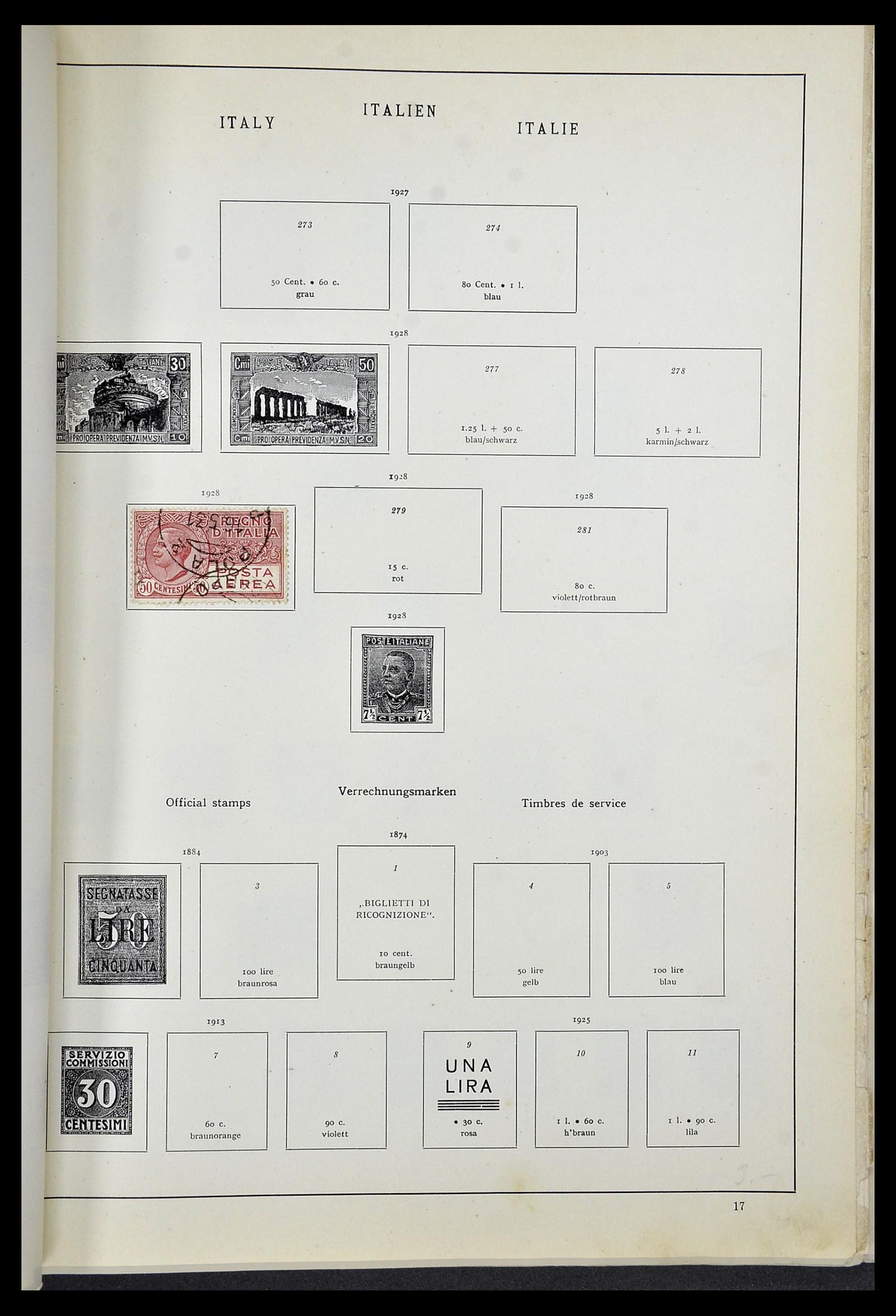 33619 013 - Postzegelverzameling 33619 Italiaanse gebieden/bezetting/koloniën 187