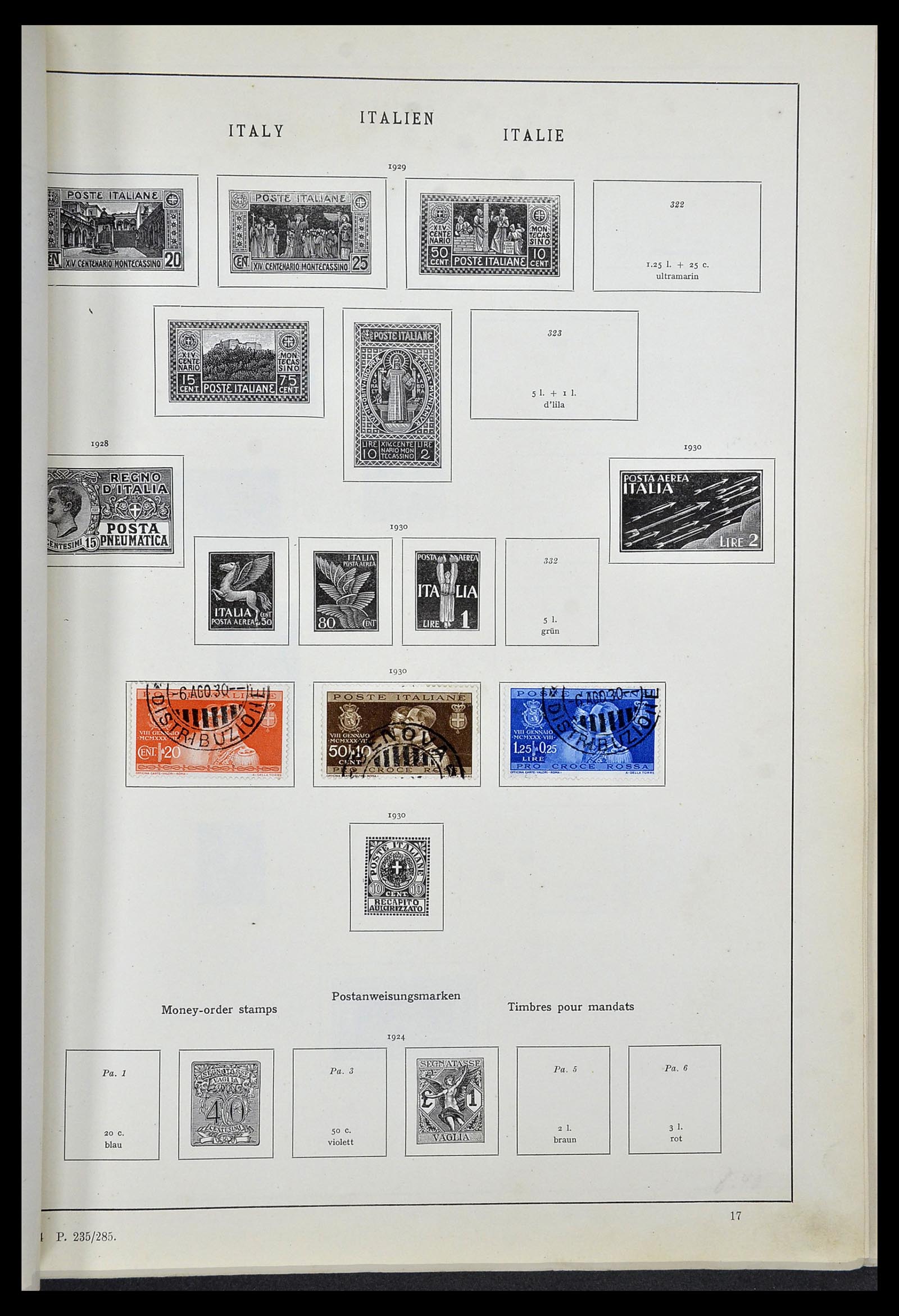 33619 015 - Postzegelverzameling 33619 Italiaanse gebieden/bezetting/koloniën 187