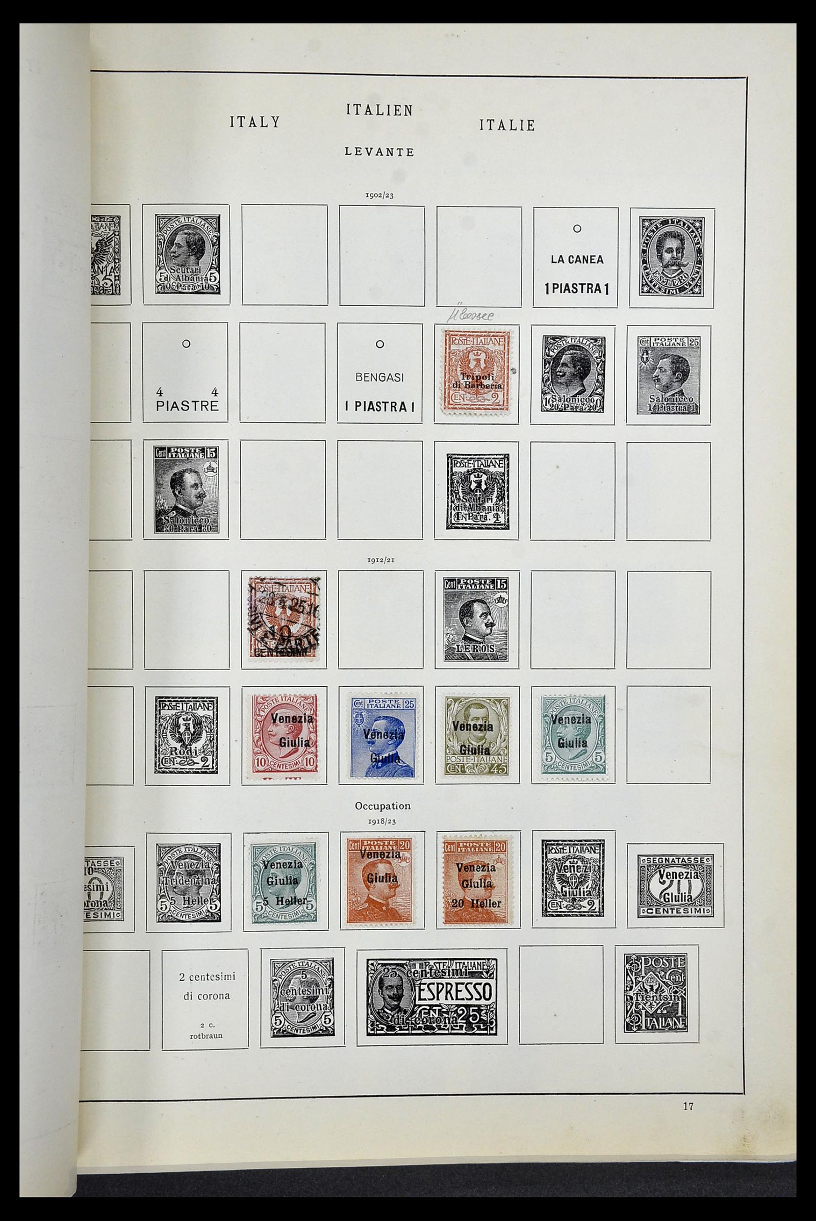 33619 019 - Postzegelverzameling 33619 Italiaanse gebieden/bezetting/koloniën 187