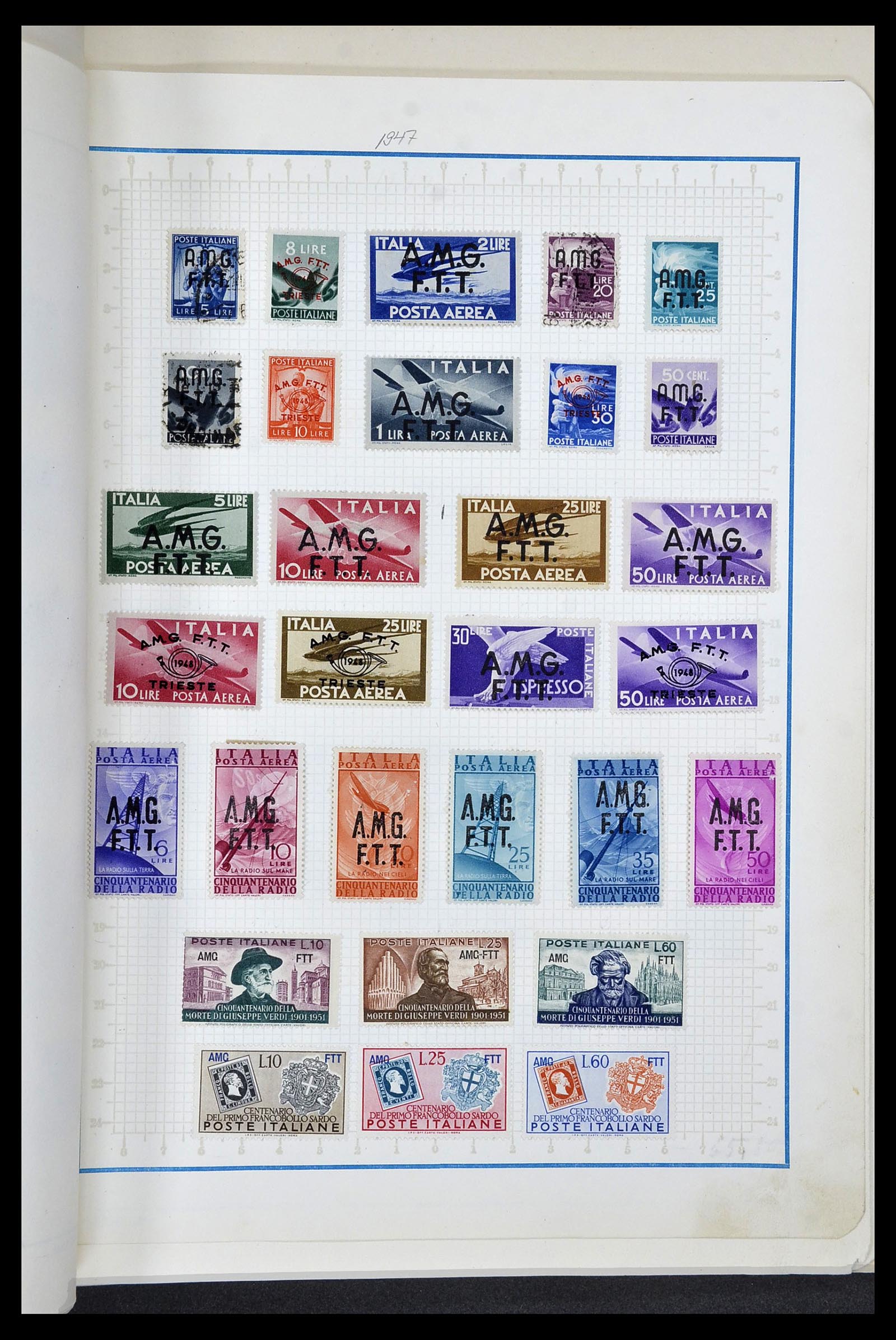 33619 023 - Postzegelverzameling 33619 Italiaanse gebieden/bezetting/koloniën 187