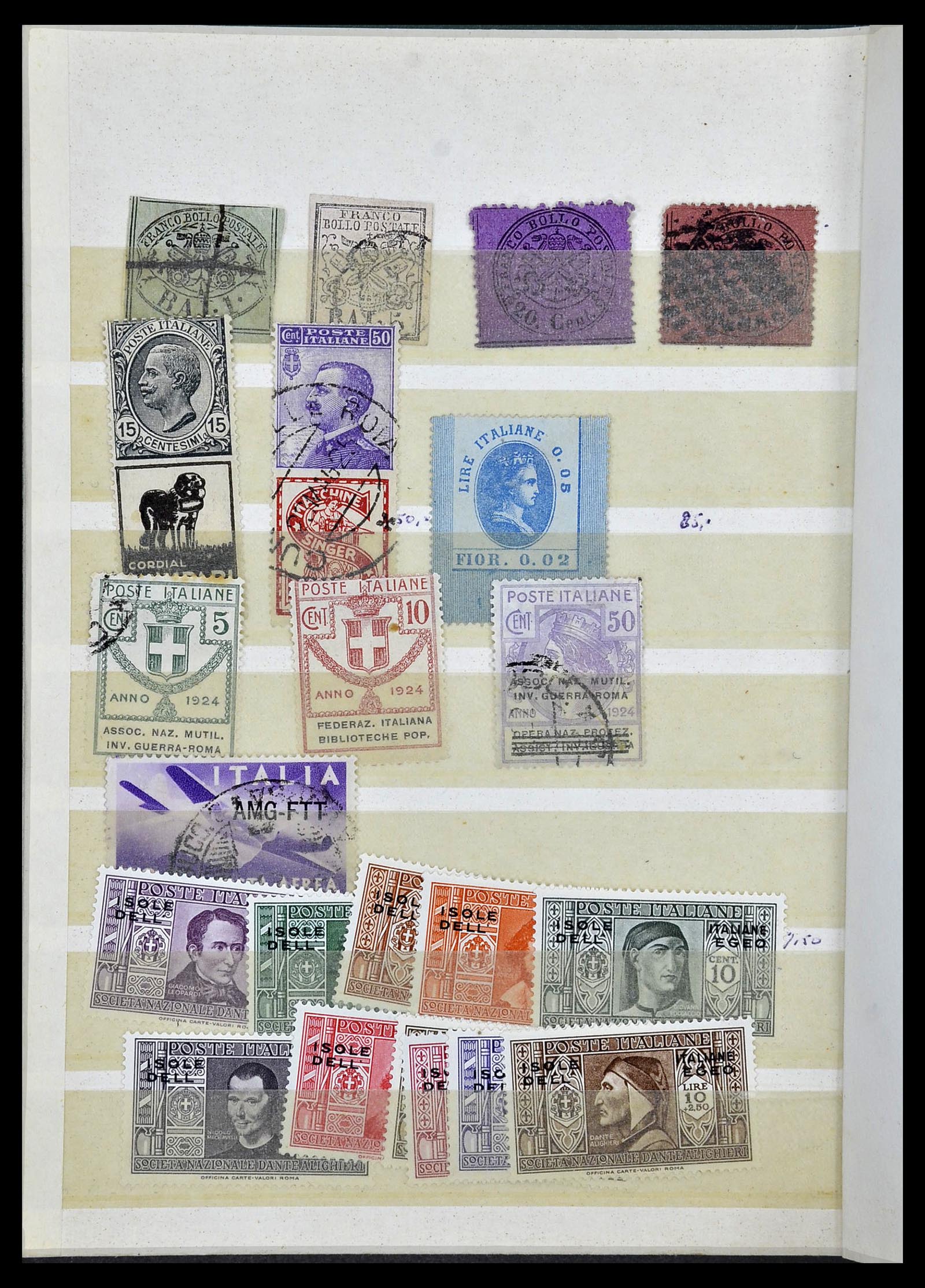 33619 058 - Postzegelverzameling 33619 Italiaanse gebieden/bezetting/koloniën 187