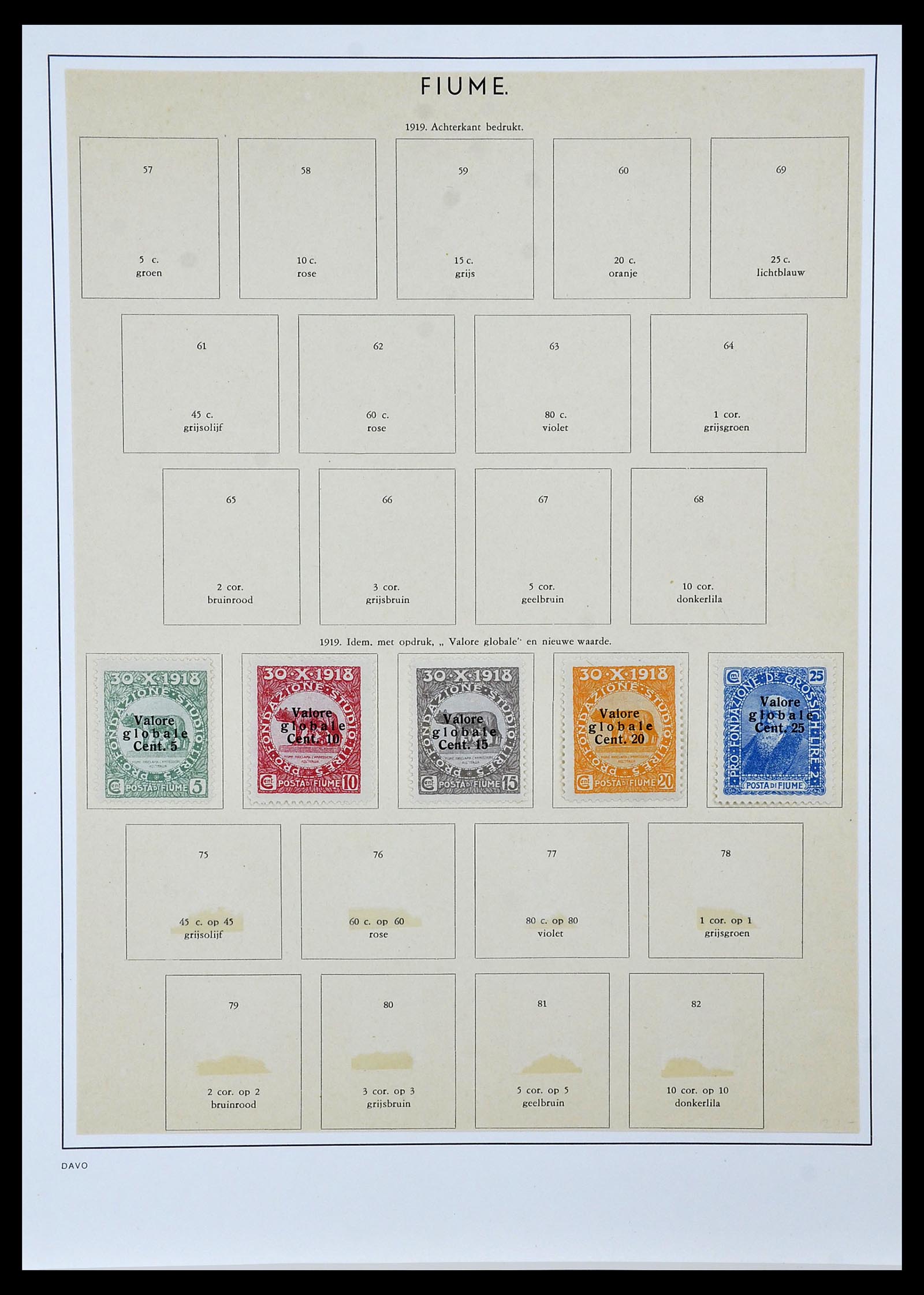 33619 061 - Postzegelverzameling 33619 Italiaanse gebieden/bezetting/koloniën 187