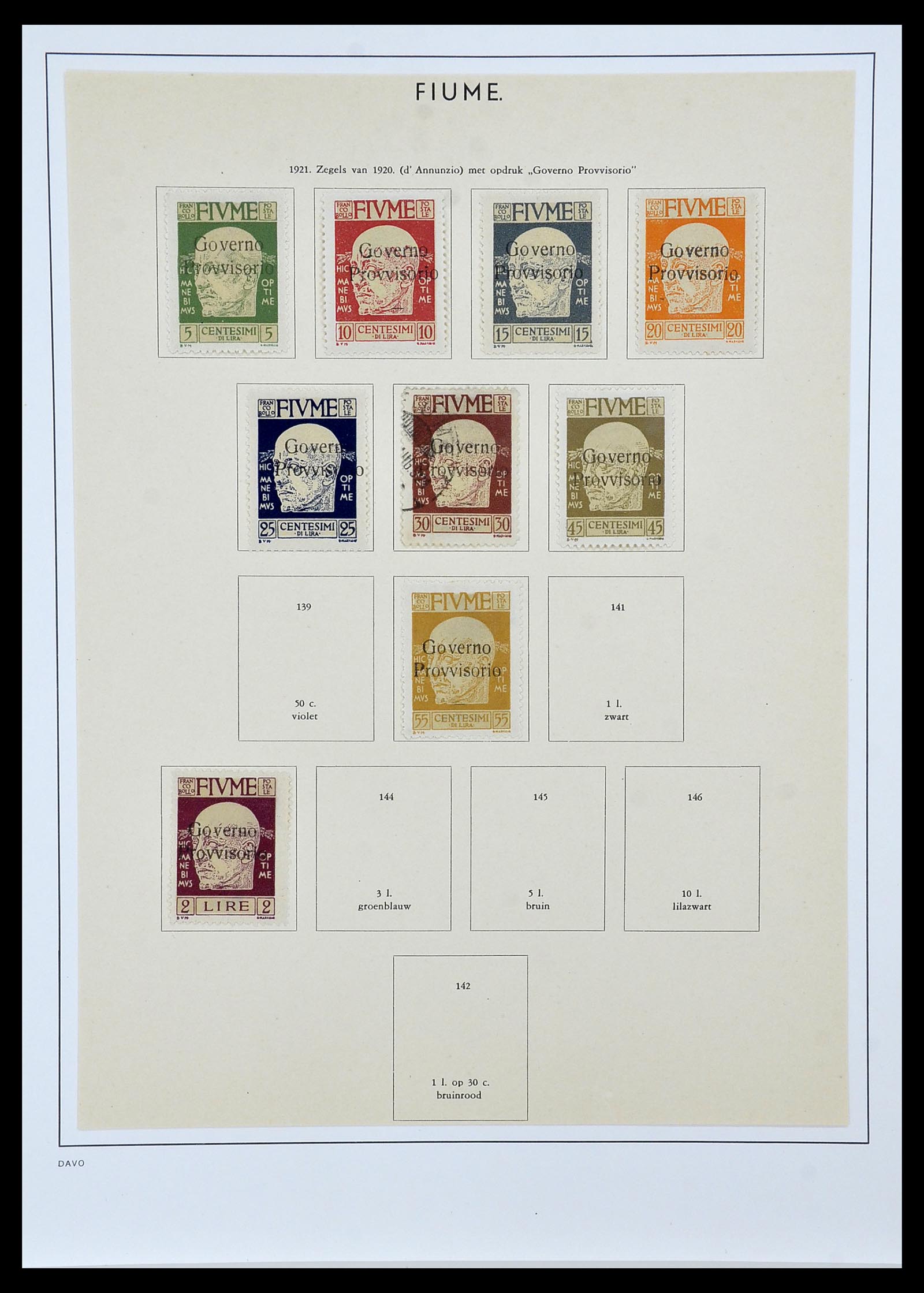 33619 064 - Postzegelverzameling 33619 Italiaanse gebieden/bezetting/koloniën 187