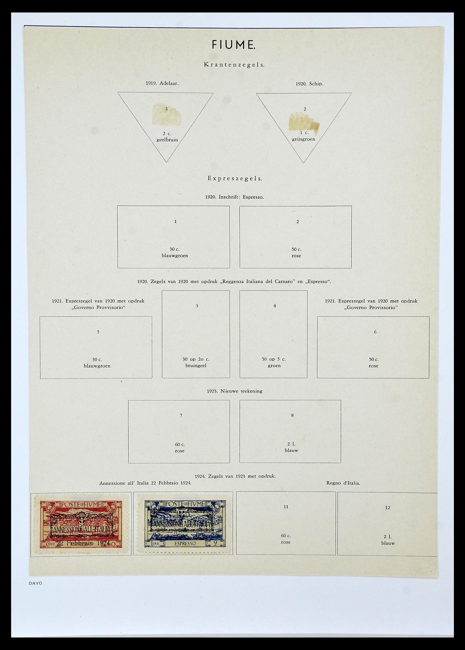 33619 067 - Postzegelverzameling 33619 Italiaanse gebieden/bezetting/koloniën 187