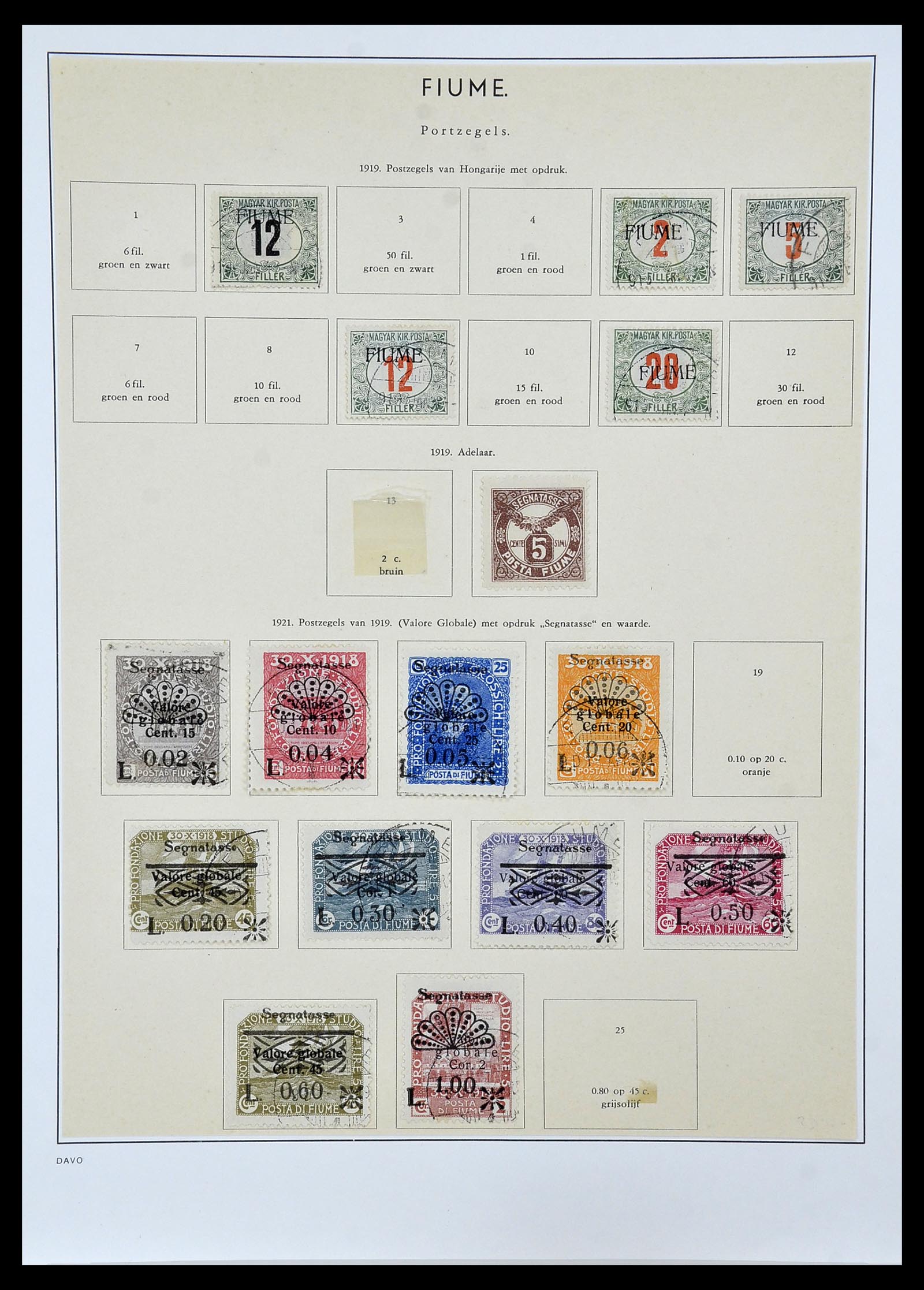 33619 068 - Postzegelverzameling 33619 Italiaanse gebieden/bezetting/koloniën 187