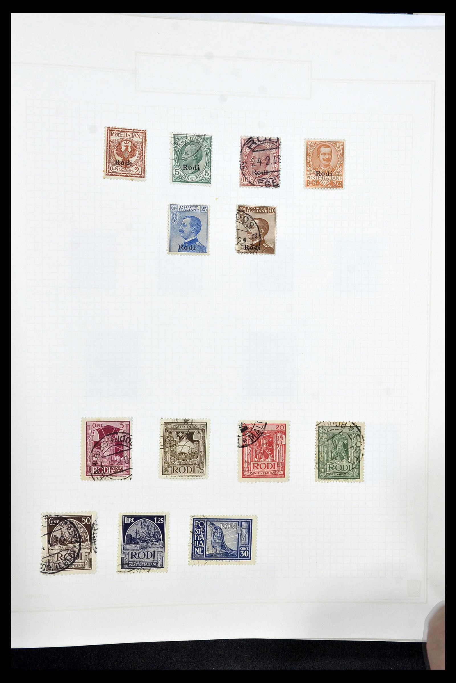 33619 107 - Postzegelverzameling 33619 Italiaanse gebieden/bezetting/koloniën 187
