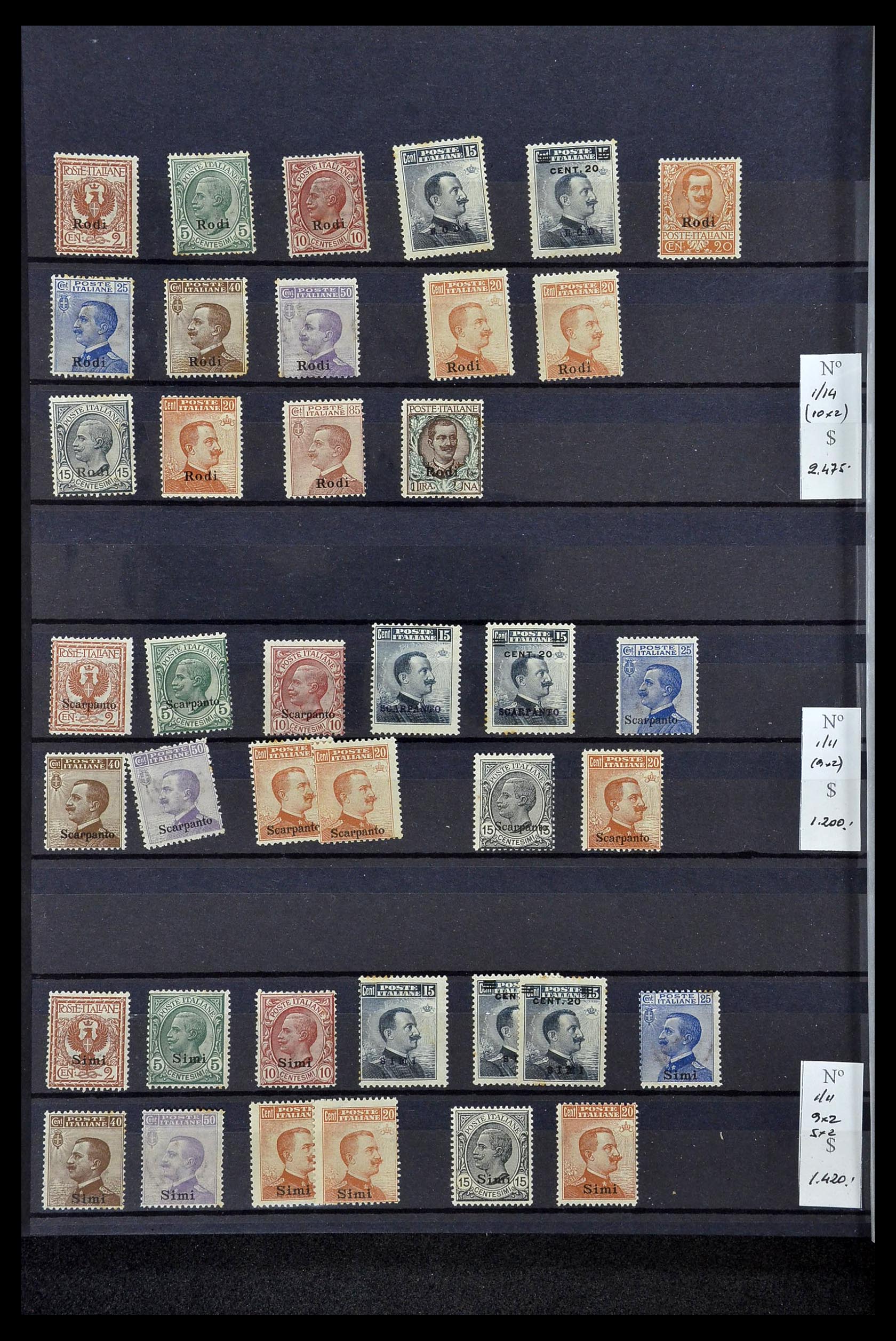 33619 117 - Postzegelverzameling 33619 Italiaanse gebieden/bezetting/koloniën 187