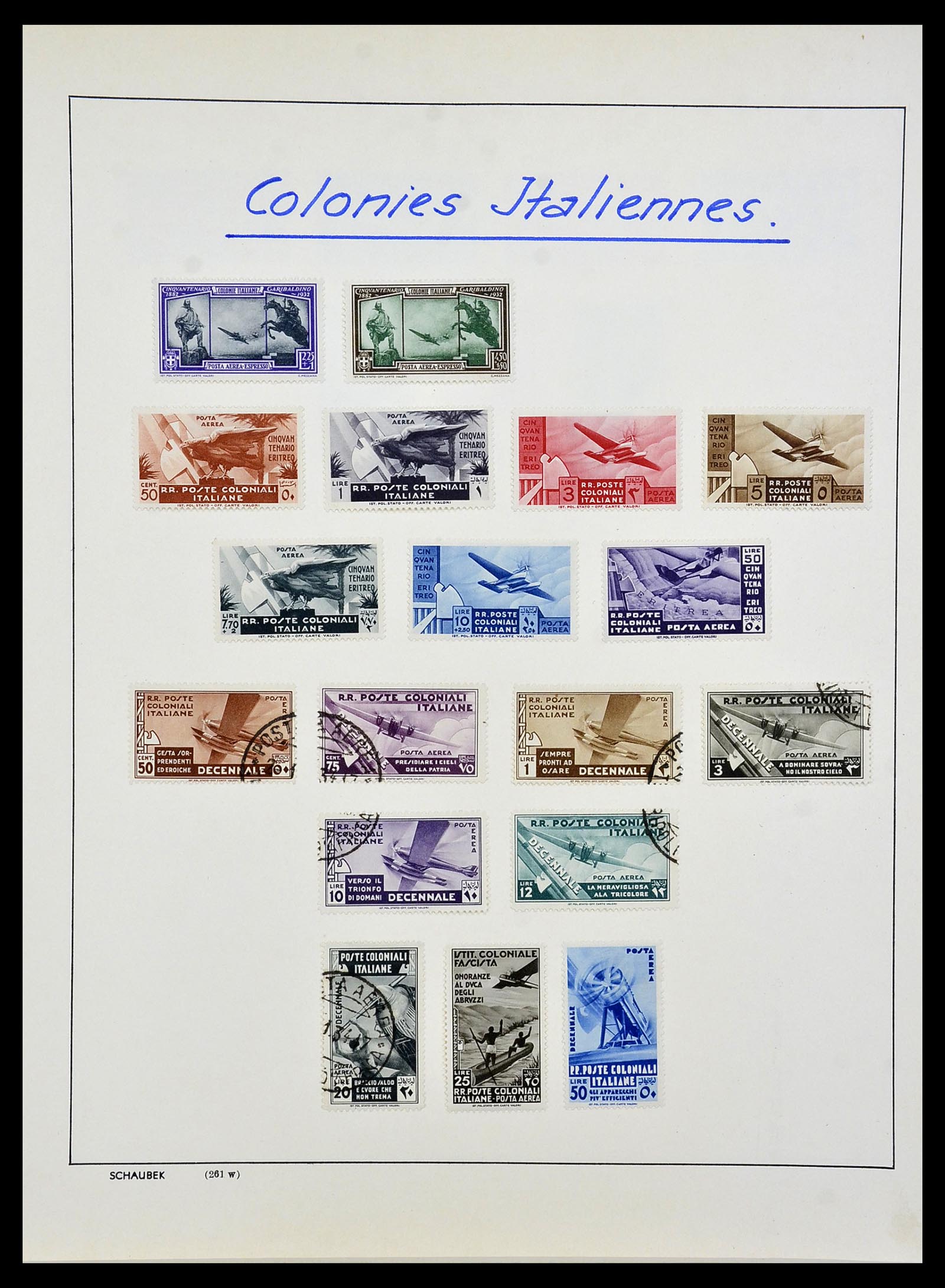 33619 119 - Postzegelverzameling 33619 Italiaanse gebieden/bezetting/koloniën 187