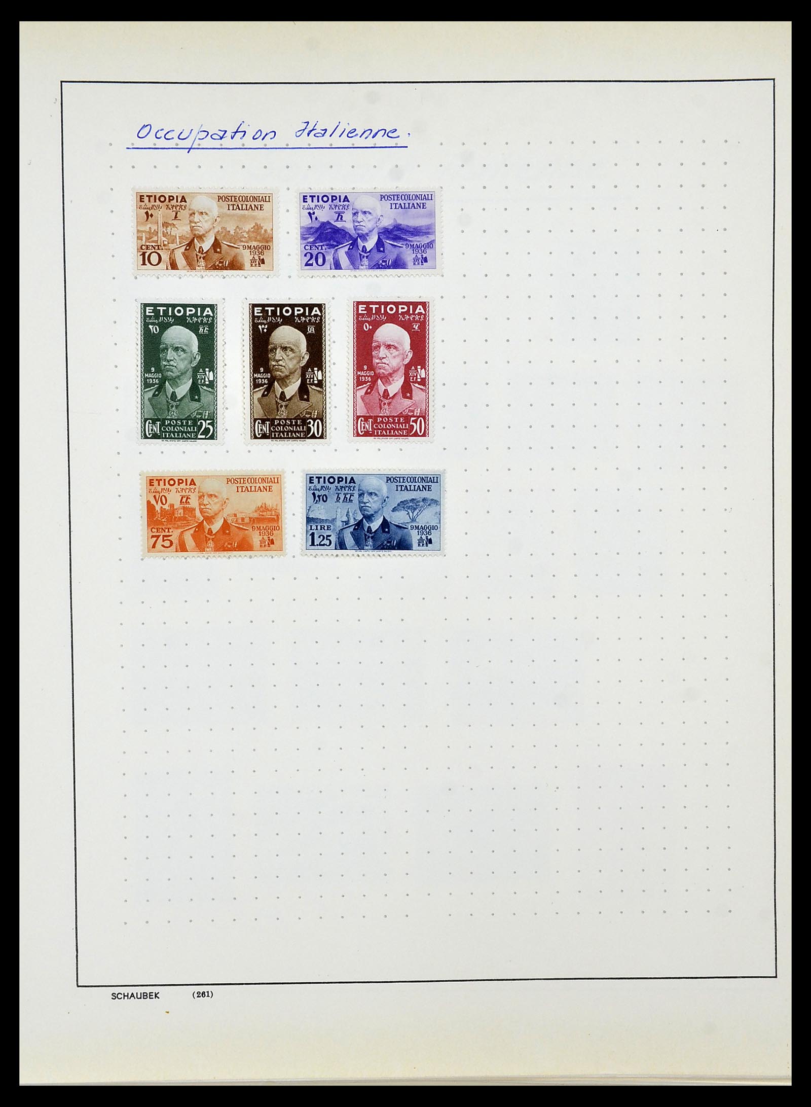 33619 131 - Postzegelverzameling 33619 Italiaanse gebieden/bezetting/koloniën 187