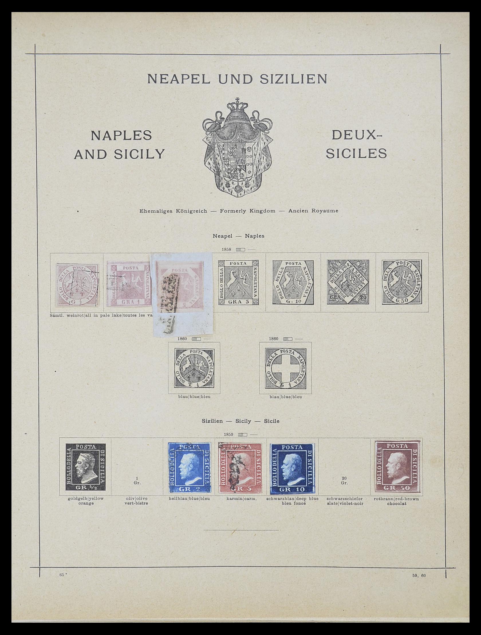 33620 004 - Stamp collection 33620 Italian States/Italy/territories 1851-1935.