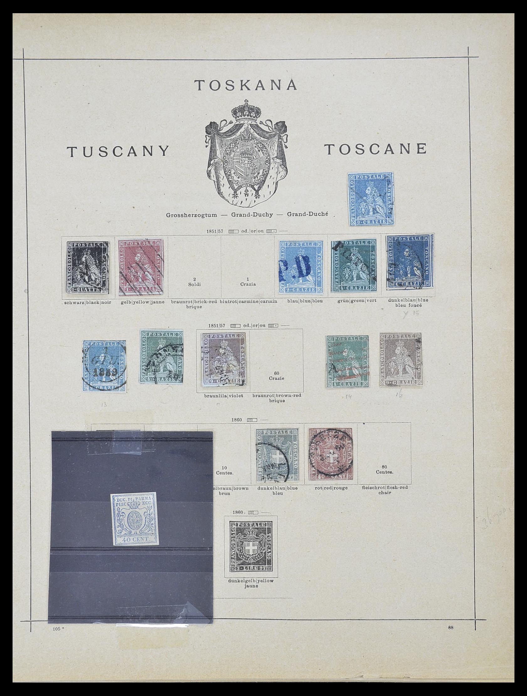 33620 007 - Postzegelverzameling 33620 Italiaanse Staten/Italië/gebieden 18510193