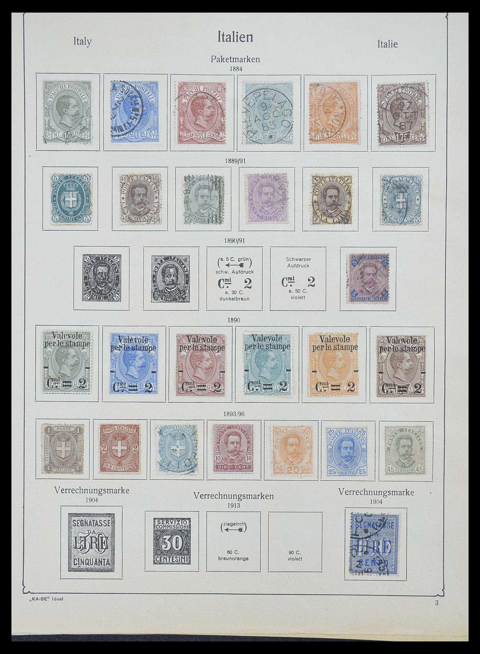 33620 013 - Stamp collection 33620 Italian States/Italy/territories 1851-1935.