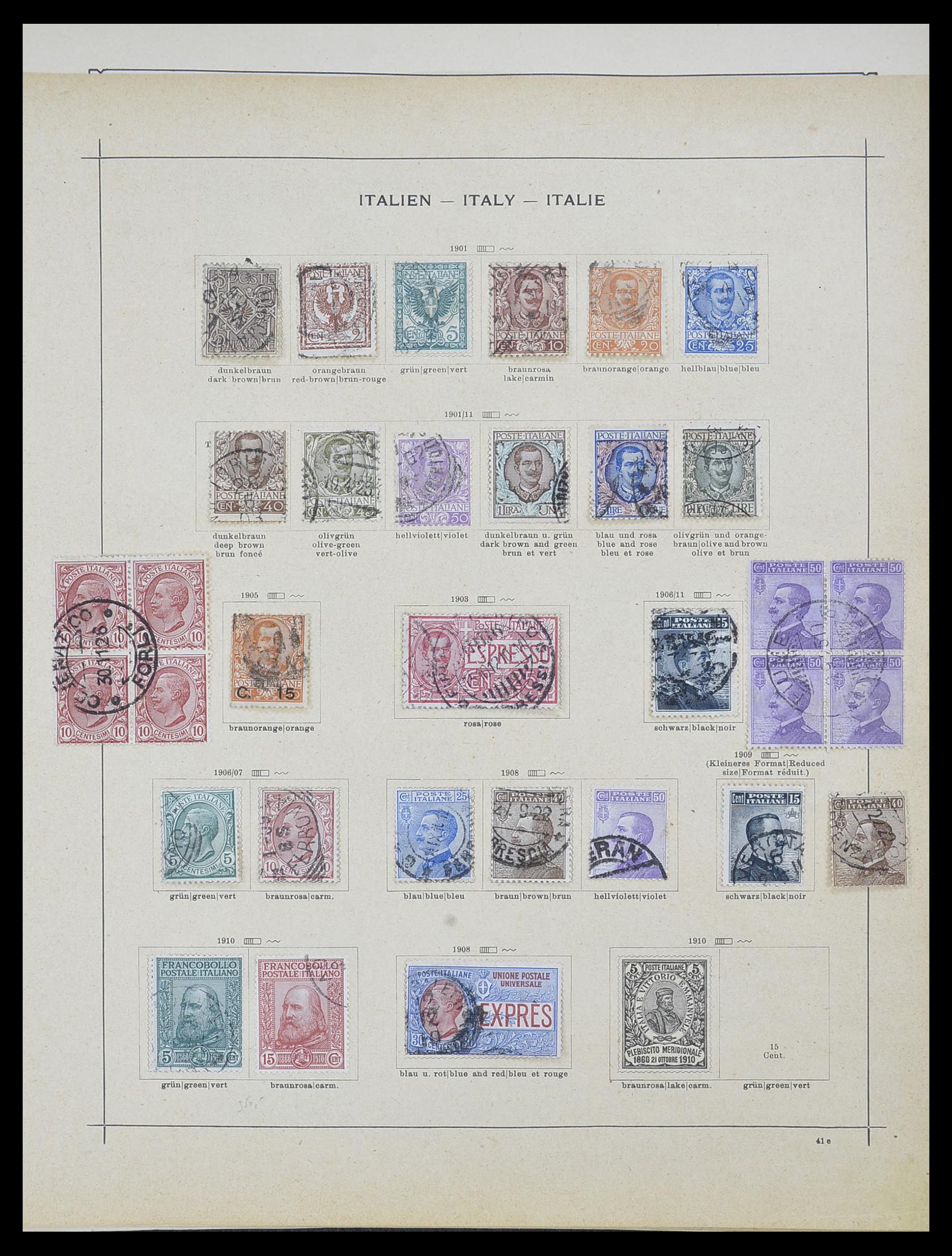 33620 016 - Stamp collection 33620 Italian States/Italy/territories 1851-1935.