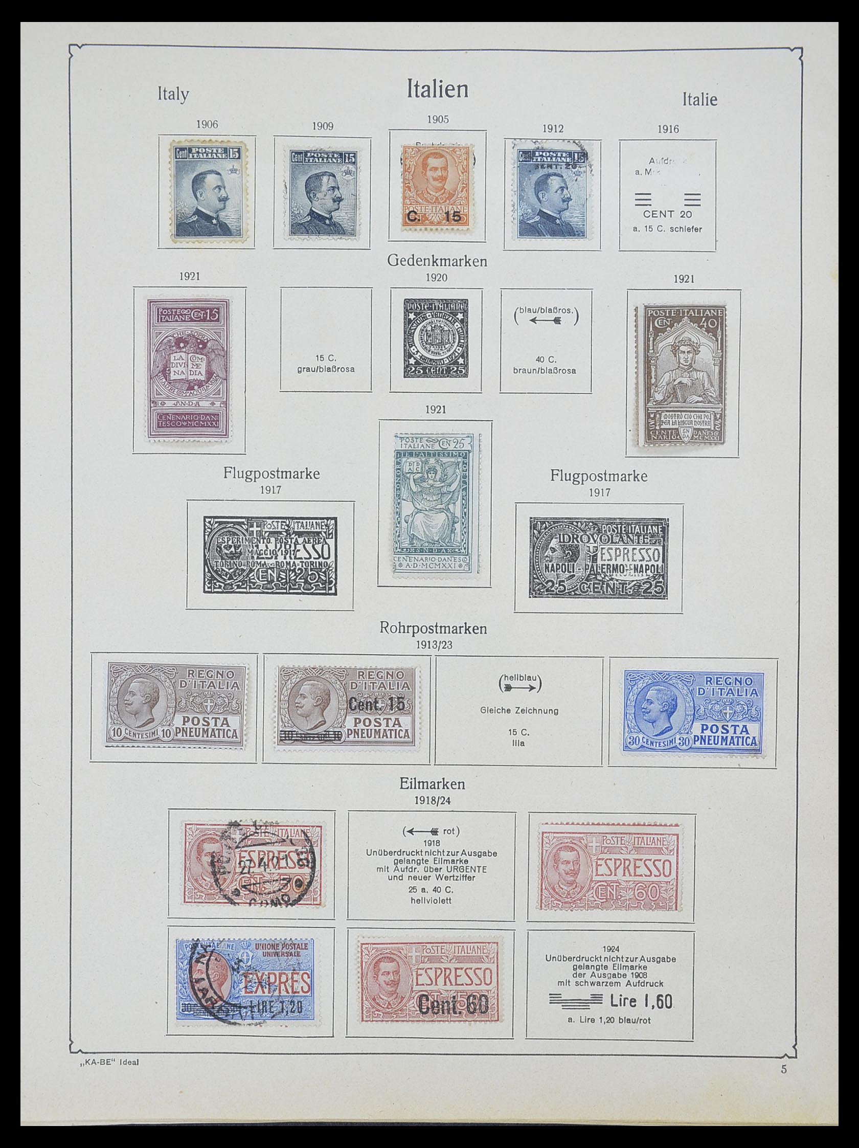 33620 017 - Stamp collection 33620 Italian States/Italy/territories 1851-1935.