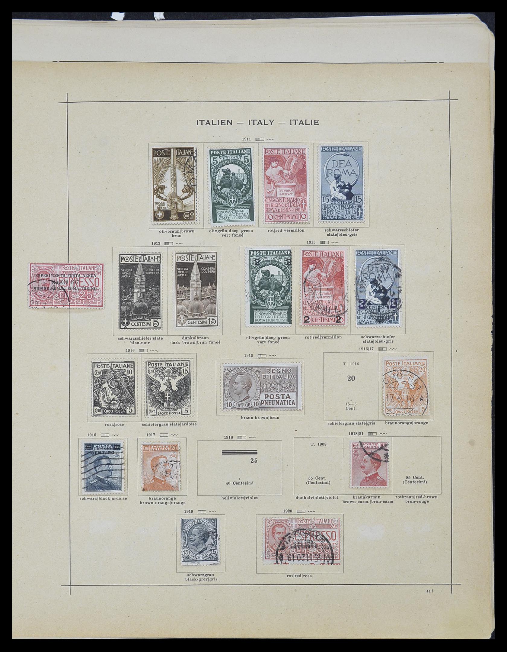 33620 018 - Stamp collection 33620 Italian States/Italy/territories 1851-1935.