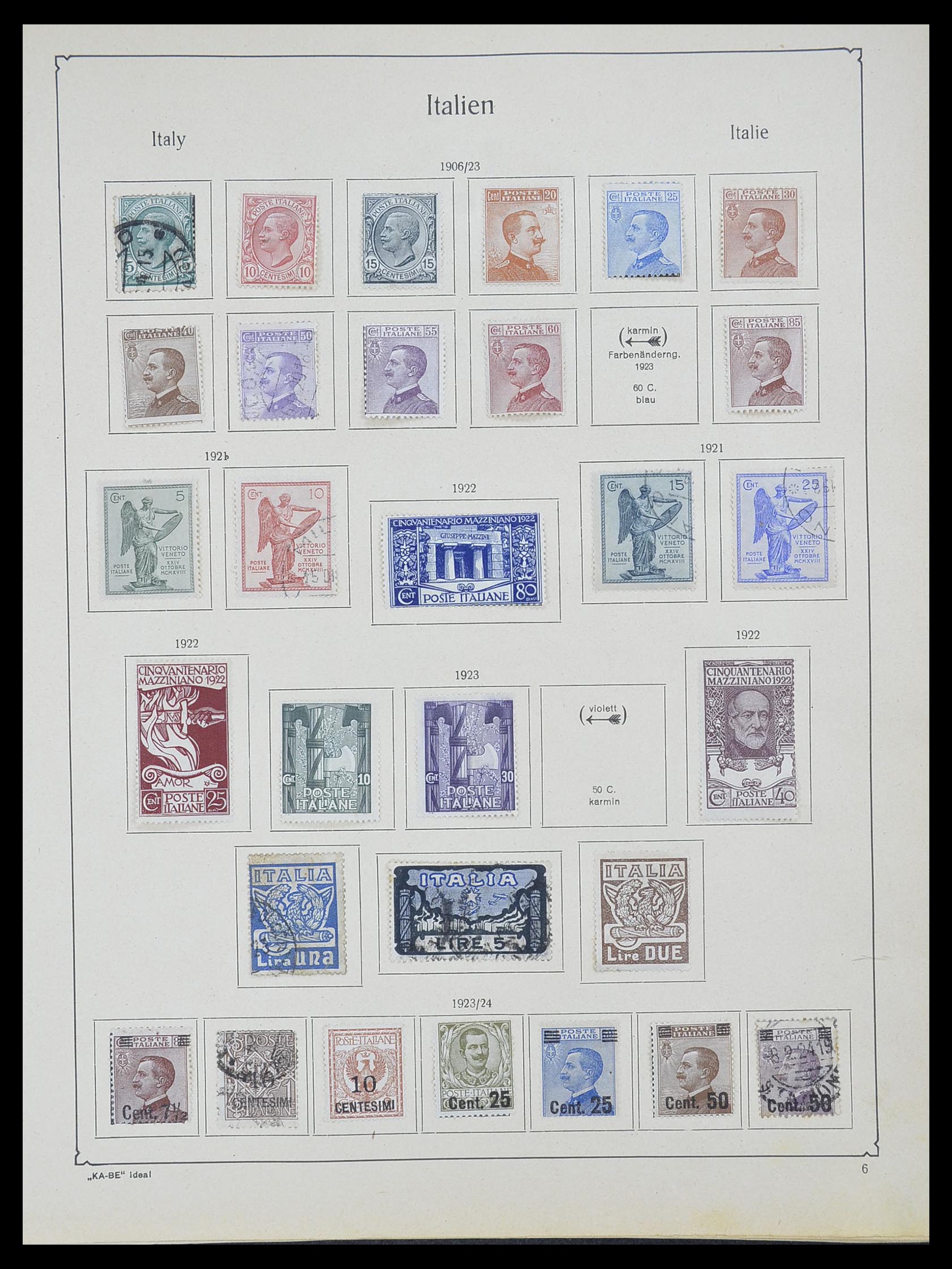 33620 019 - Stamp collection 33620 Italian States/Italy/territories 1851-1935.
