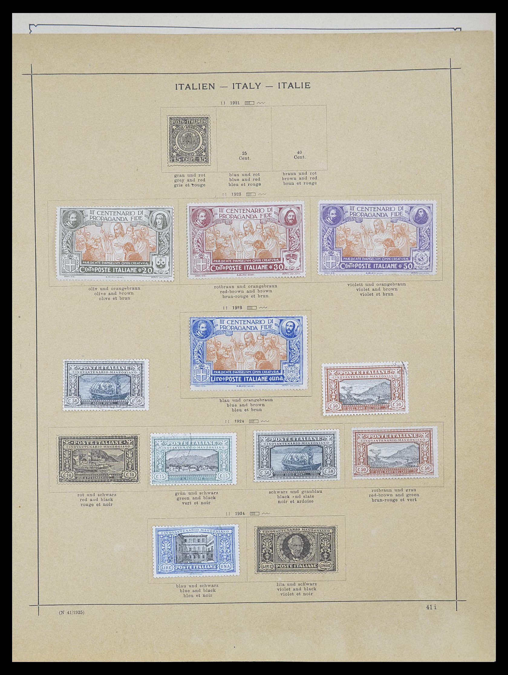 33620 022 - Stamp collection 33620 Italian States/Italy/territories 1851-1935.