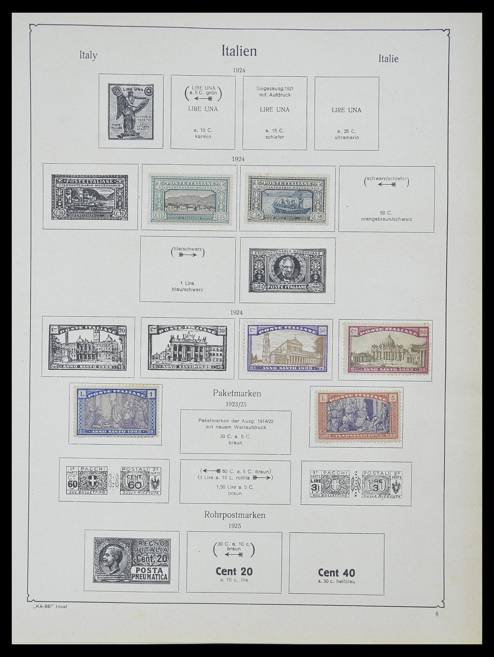 33620 023 - Postzegelverzameling 33620 Italiaanse Staten/Italië/gebieden 18510193