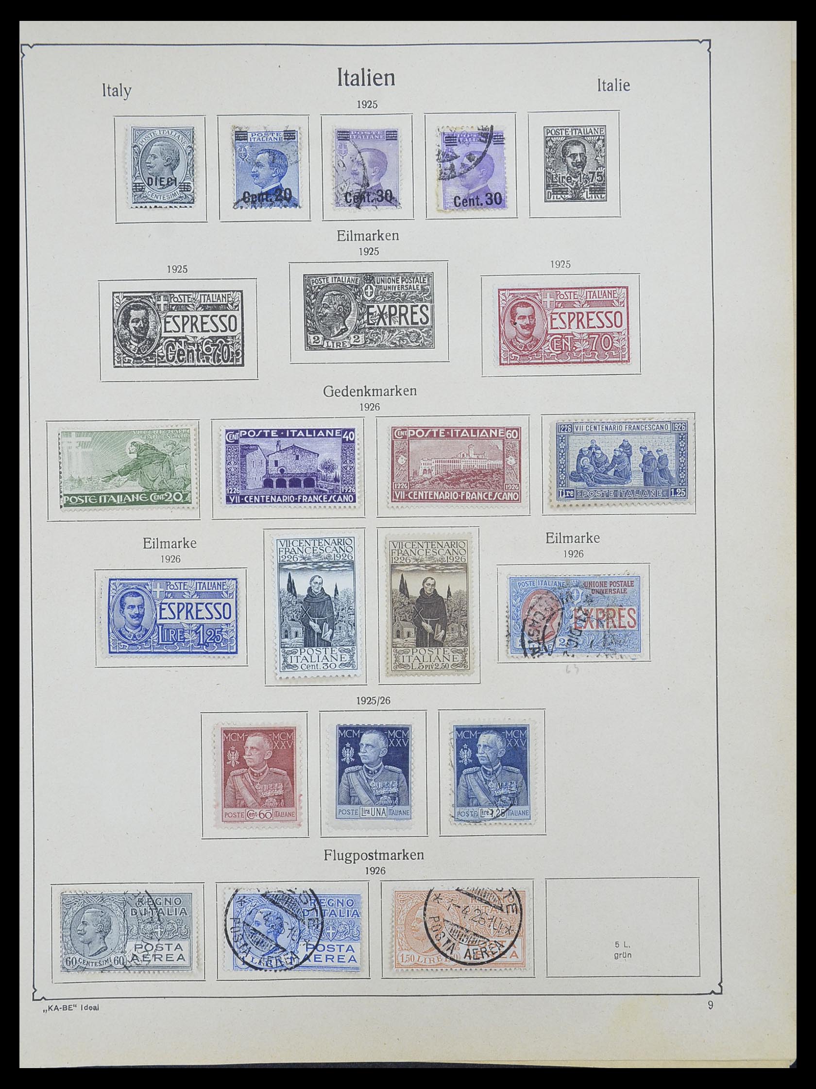 33620 025 - Stamp collection 33620 Italian States/Italy/territories 1851-1935.