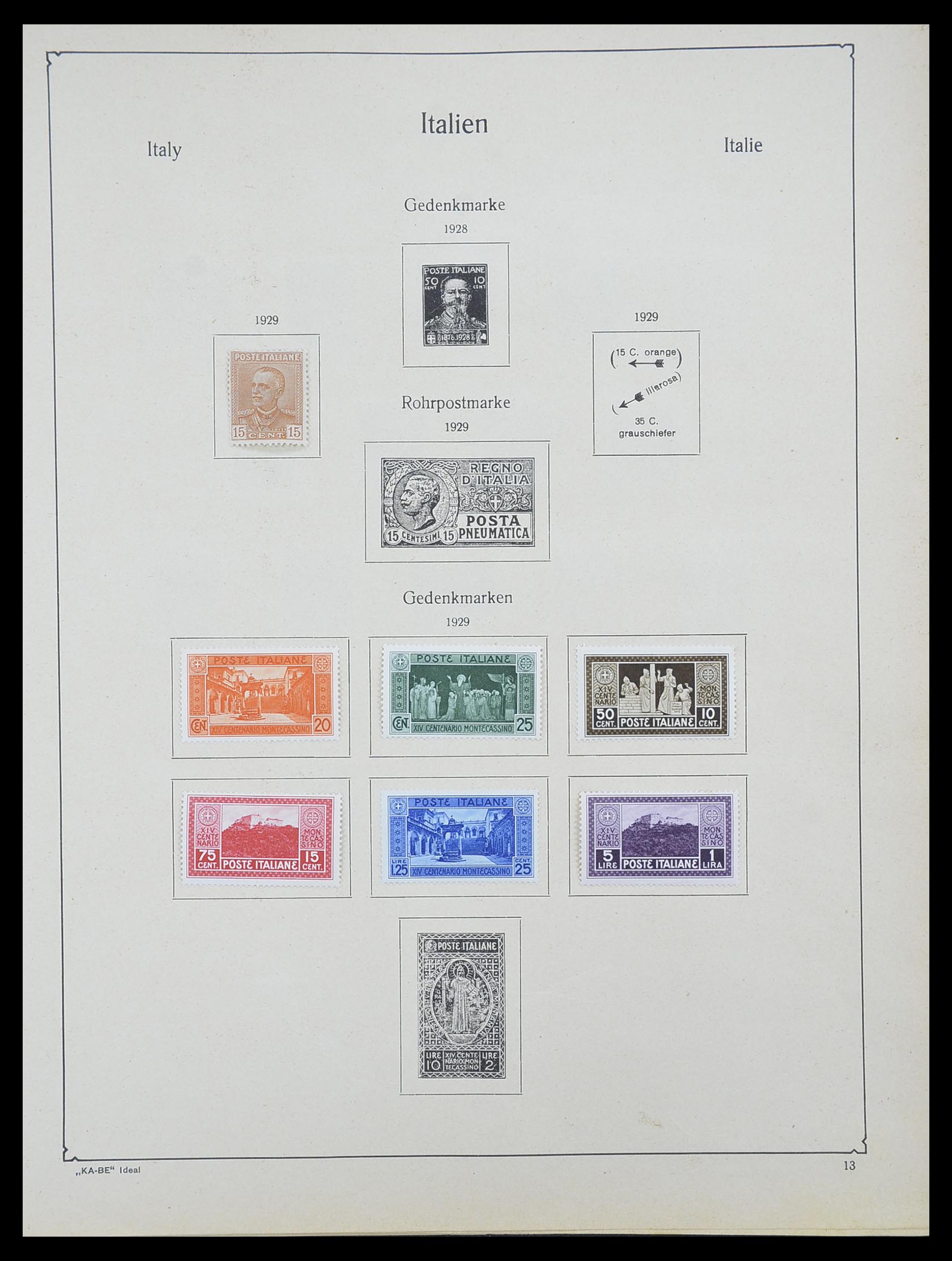 33620 030 - Stamp collection 33620 Italian States/Italy/territories 1851-1935.