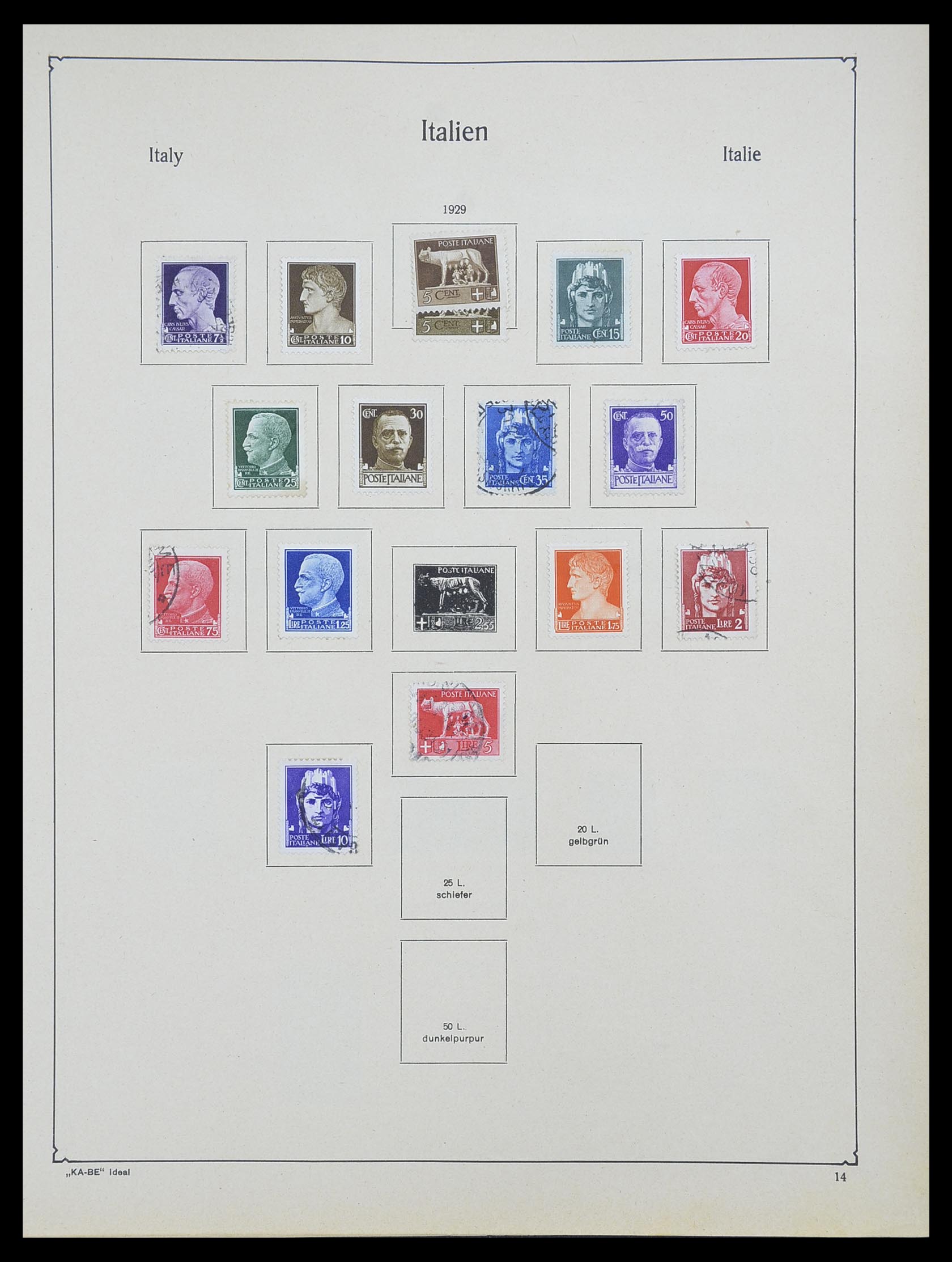 33620 031 - Stamp collection 33620 Italian States/Italy/territories 1851-1935.
