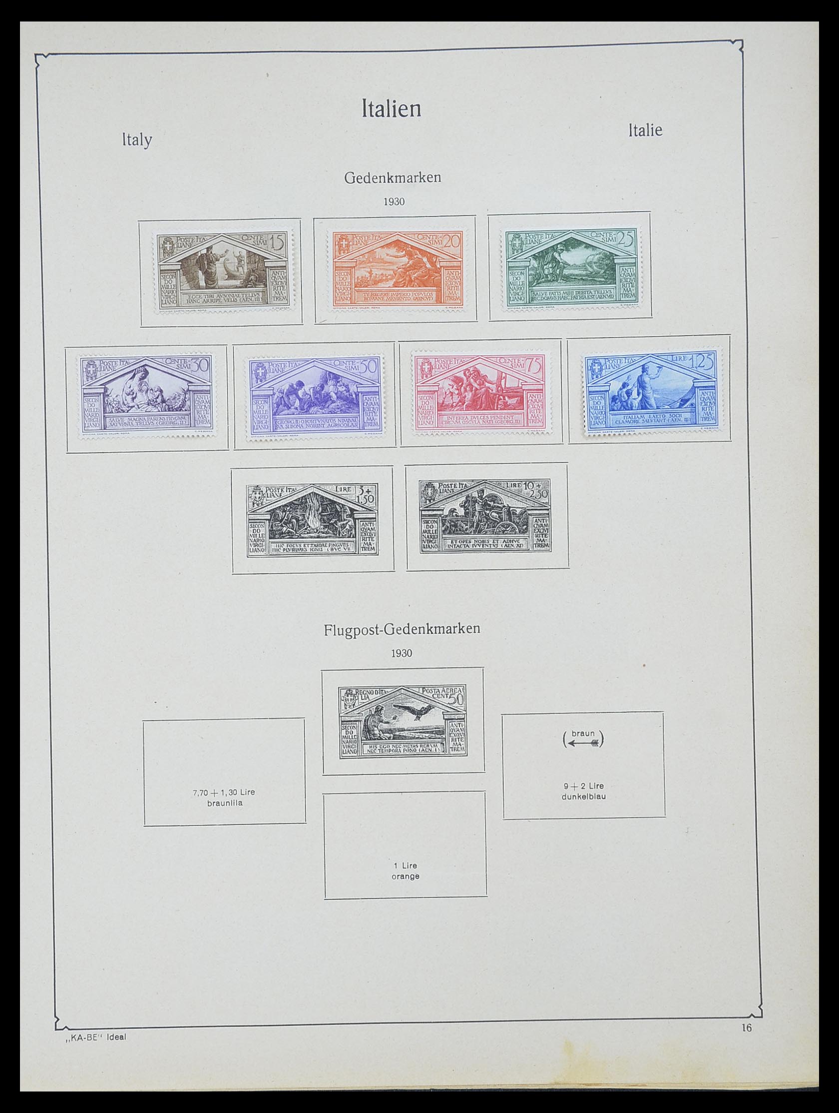 33620 033 - Postzegelverzameling 33620 Italiaanse Staten/Italië/gebieden 18510193