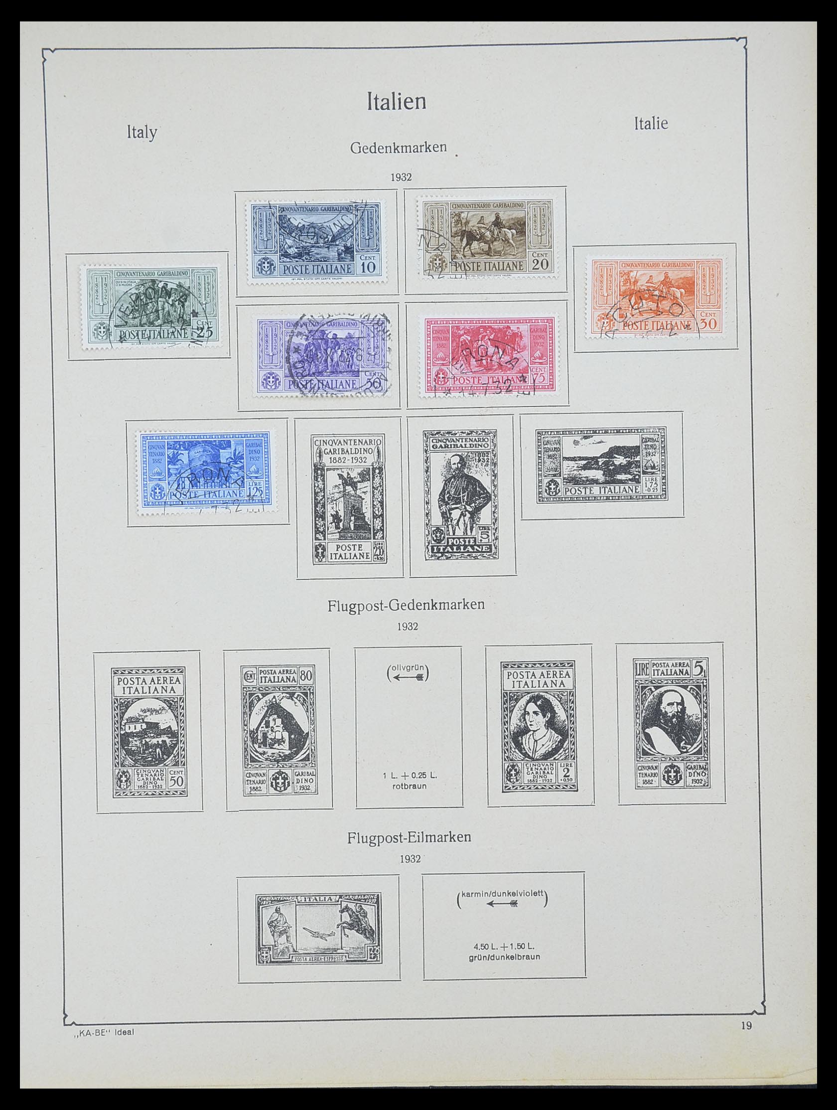 33620 036 - Postzegelverzameling 33620 Italiaanse Staten/Italië/gebieden 18510193