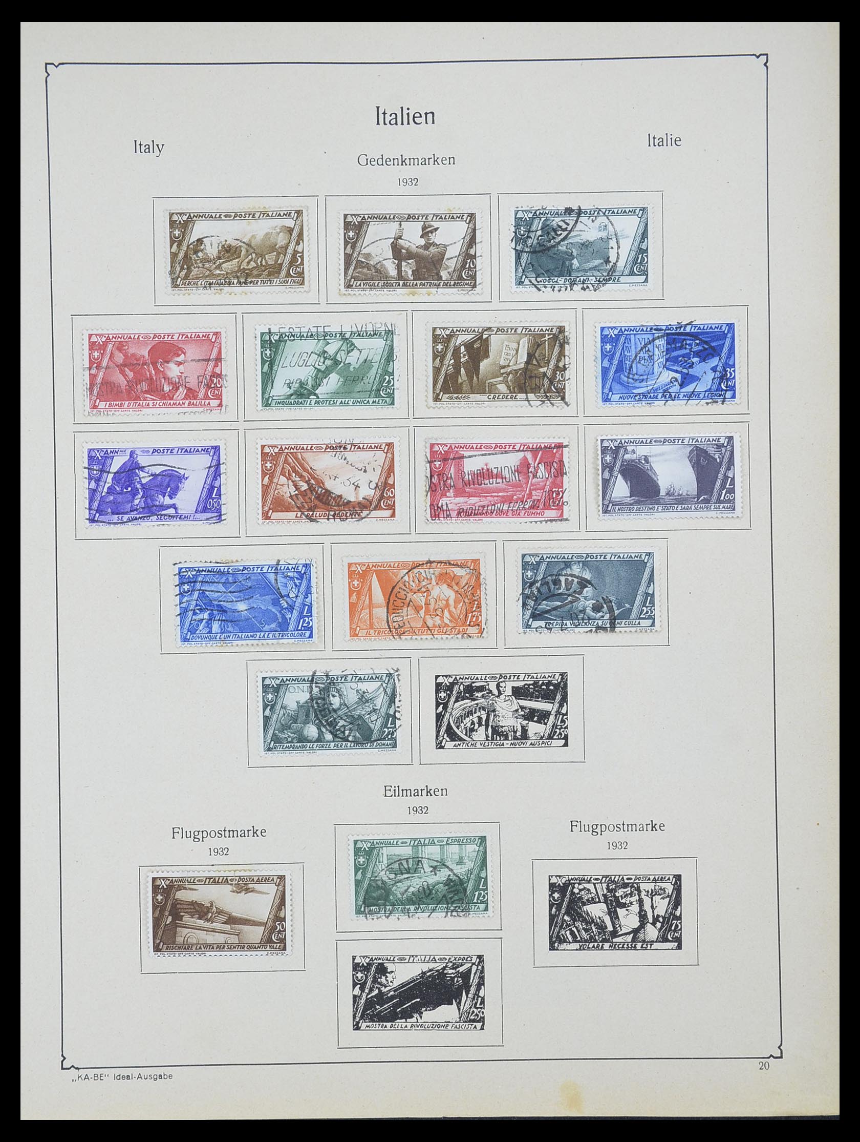 33620 037 - Stamp collection 33620 Italian States/Italy/territories 1851-1935.