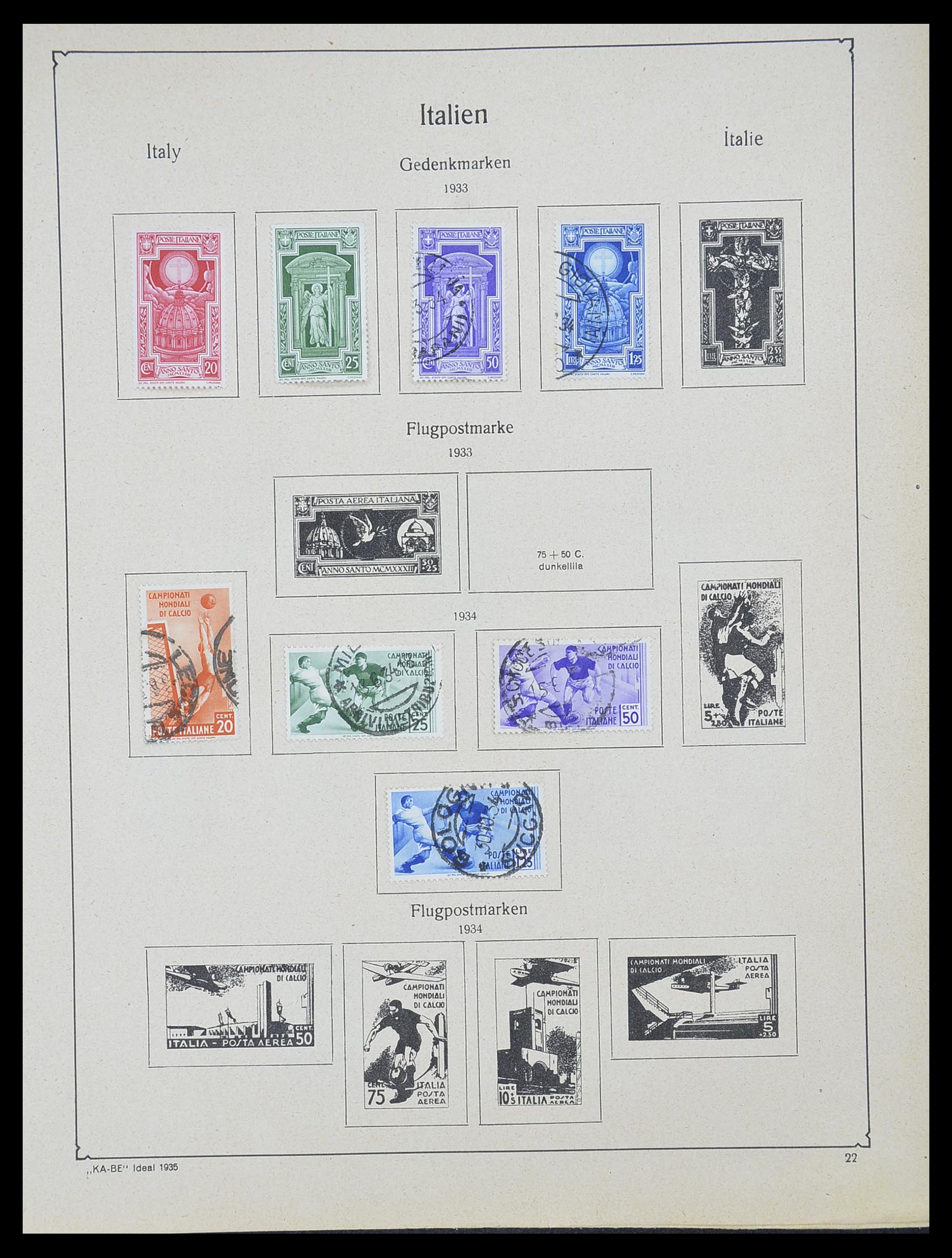 33620 039 - Stamp collection 33620 Italian States/Italy/territories 1851-1935.