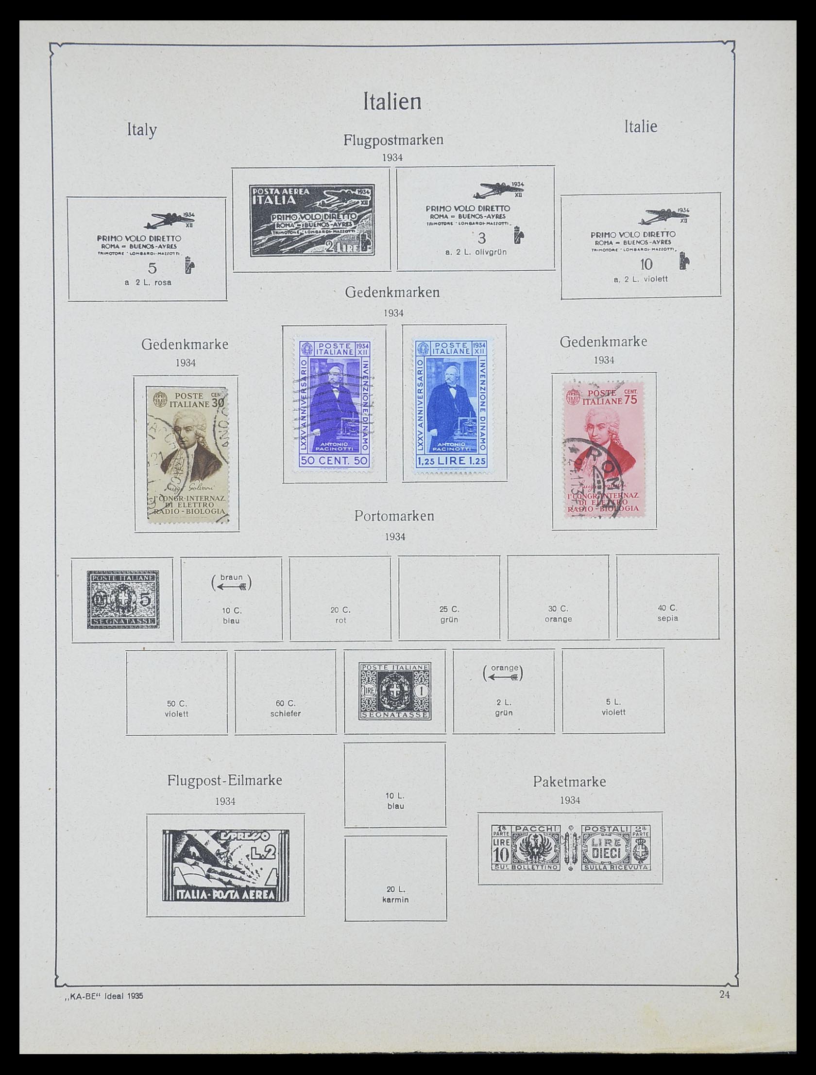 33620 041 - Stamp collection 33620 Italian States/Italy/territories 1851-1935.