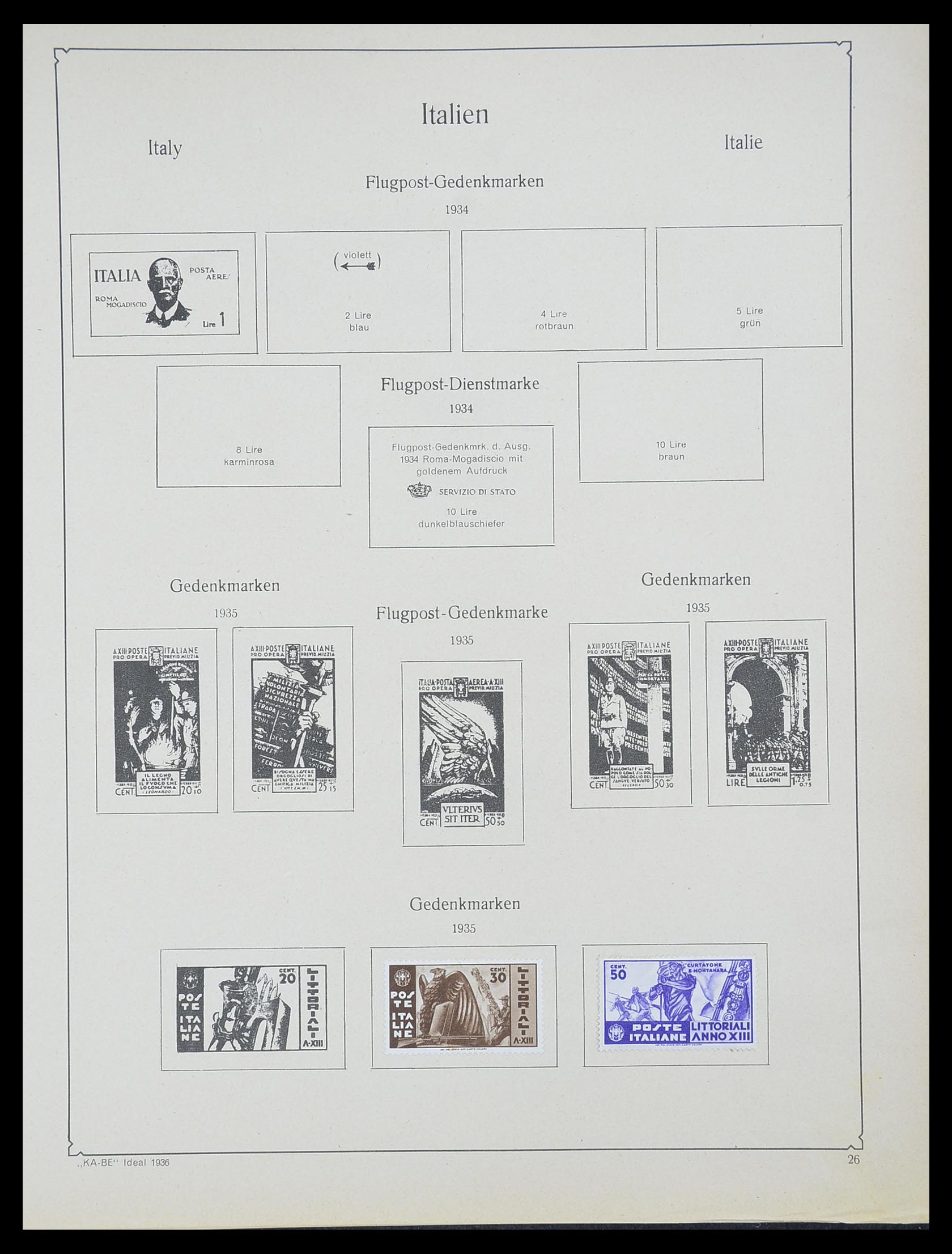 33620 043 - Stamp collection 33620 Italian States/Italy/territories 1851-1935.