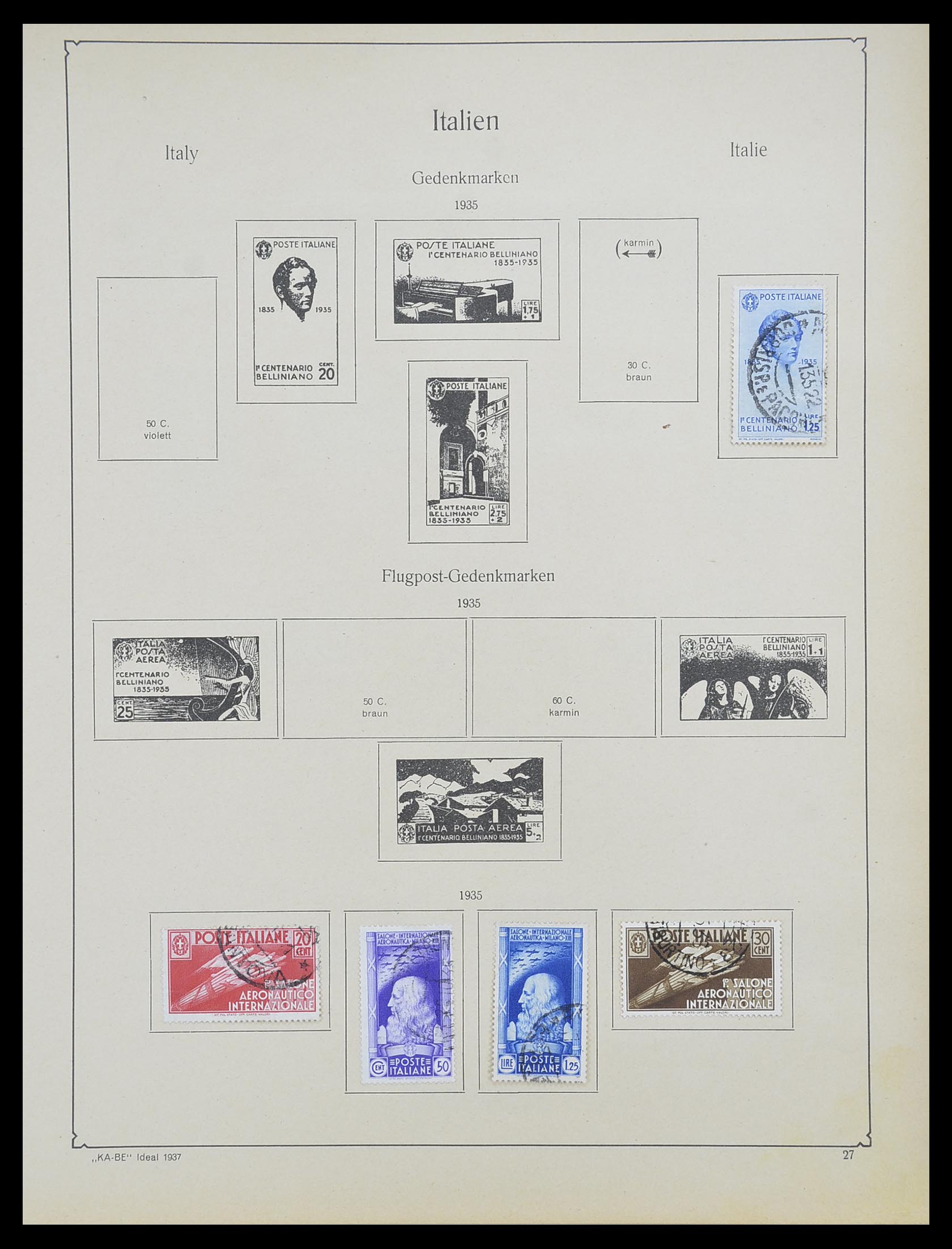 33620 044 - Stamp collection 33620 Italian States/Italy/territories 1851-1935.