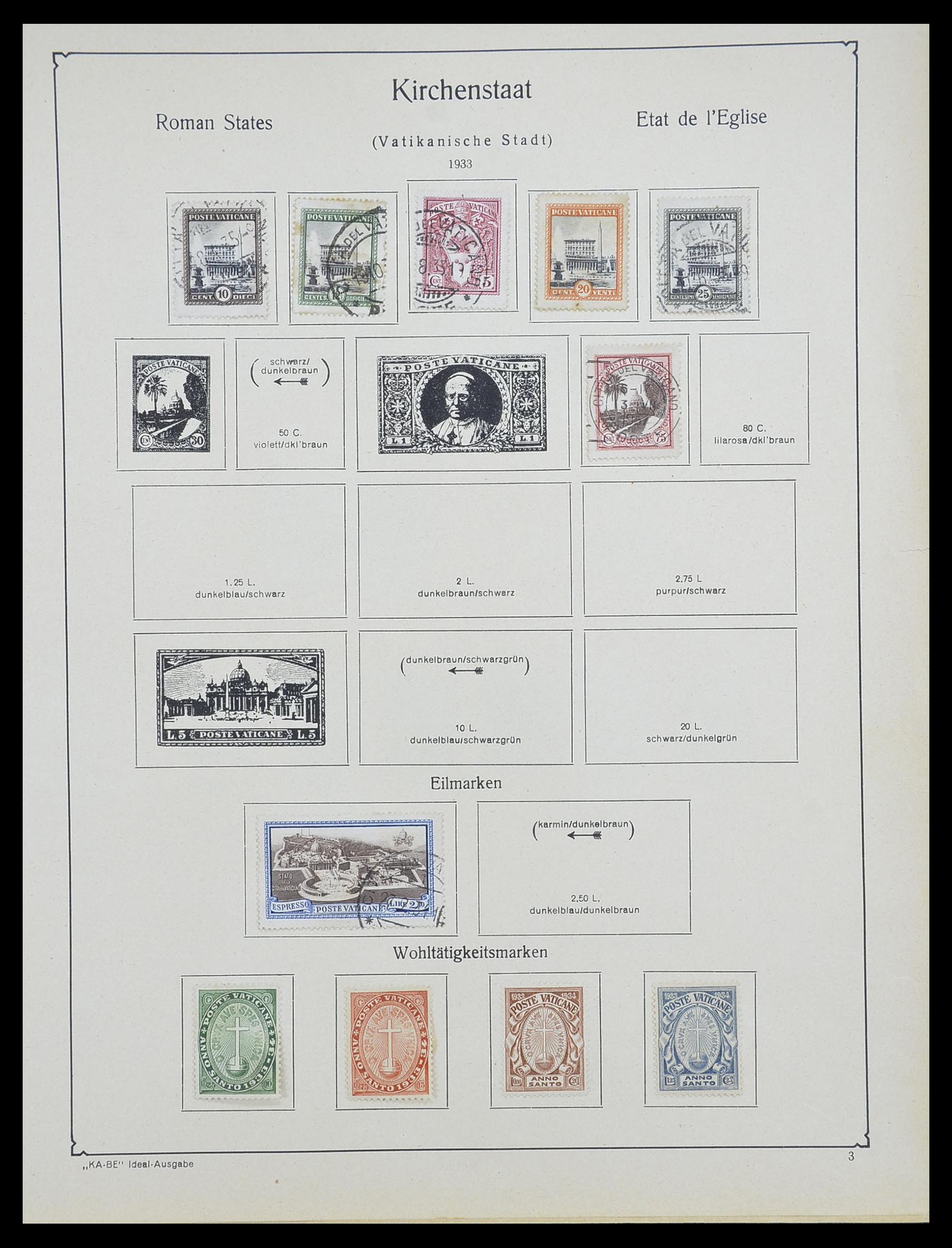 33620 050 - Stamp collection 33620 Italian States/Italy/territories 1851-1935.