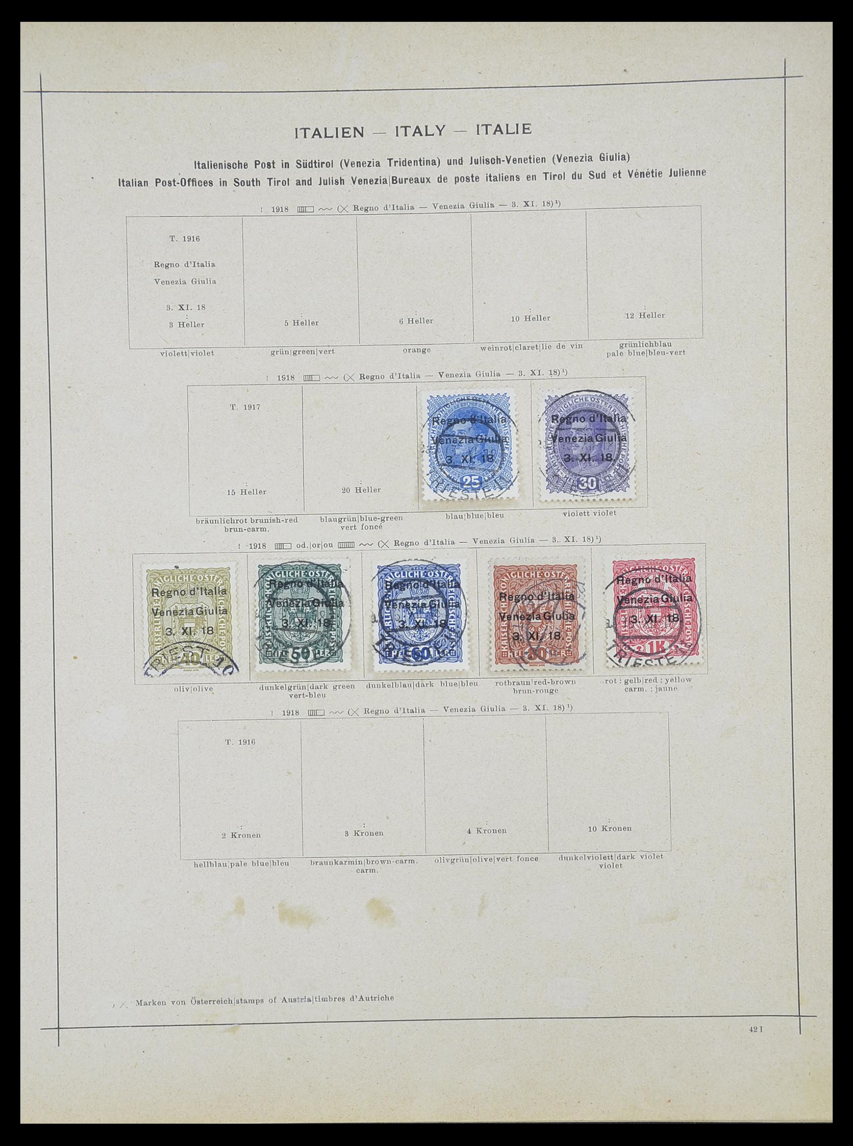 33620 052 - Stamp collection 33620 Italian States/Italy/territories 1851-1935.