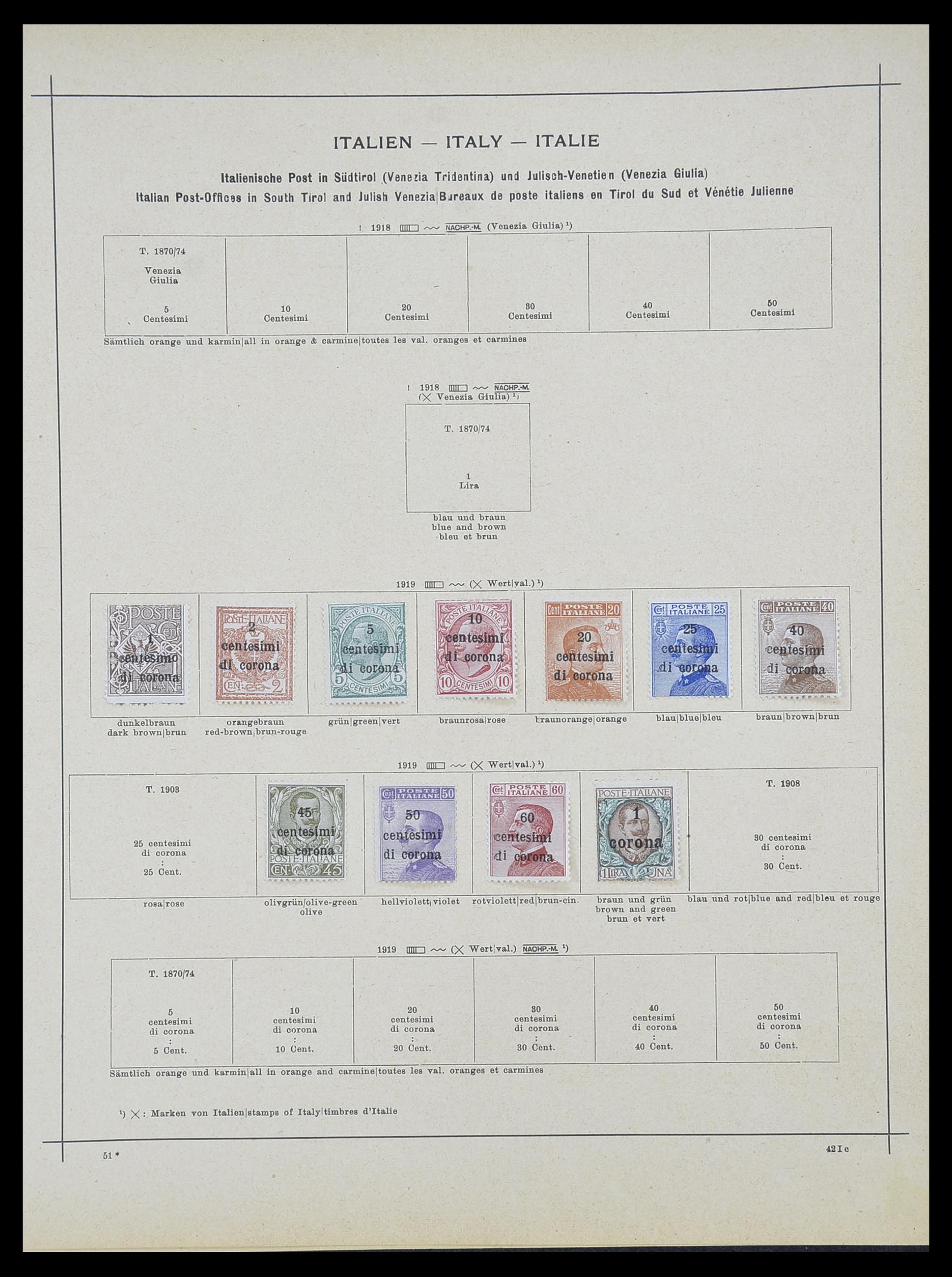 33620 055 - Stamp collection 33620 Italian States/Italy/territories 1851-1935.