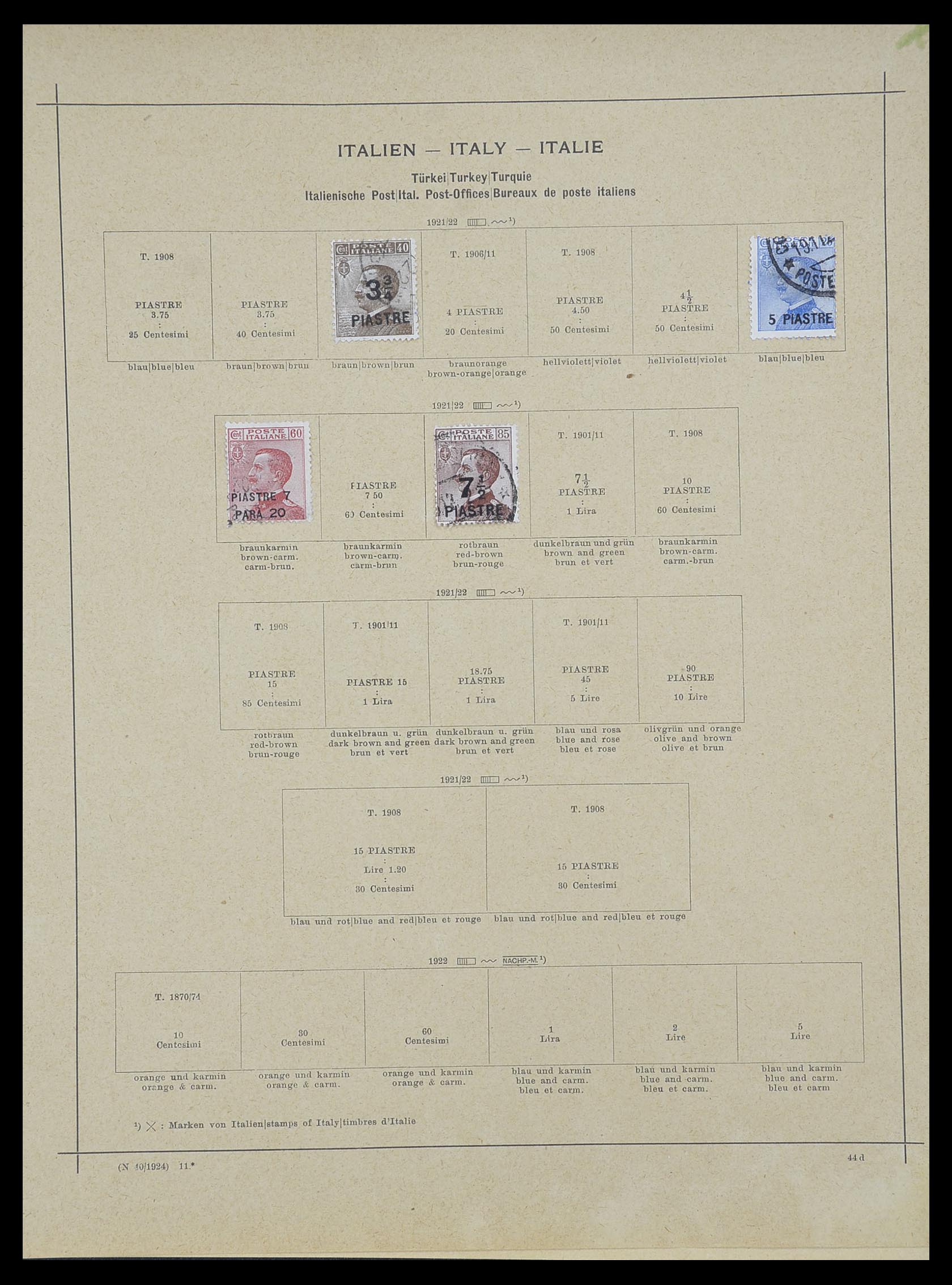 33620 057 - Stamp collection 33620 Italian States/Italy/territories 1851-1935.